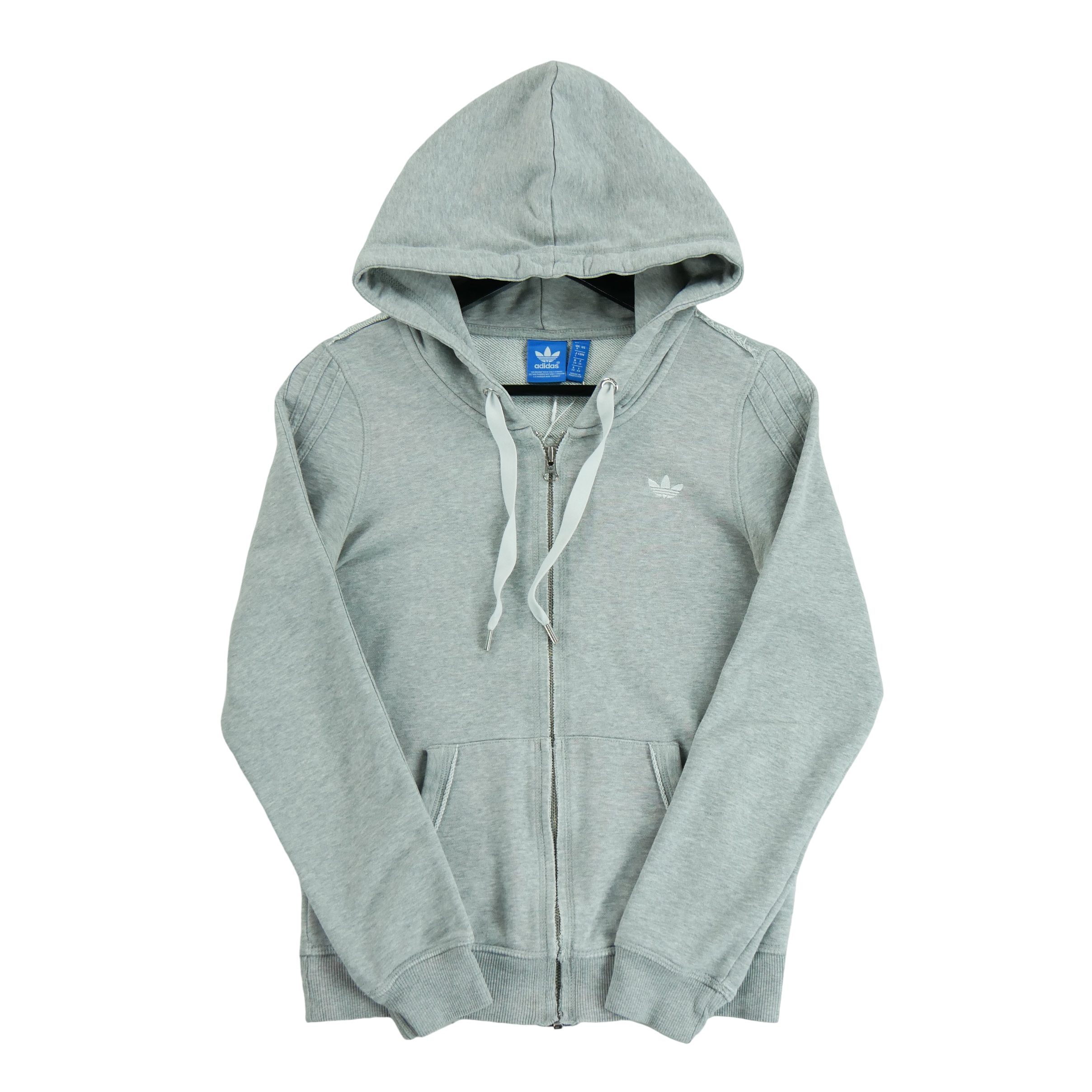 Sweat à capuche Femme  Full zip Gris 1