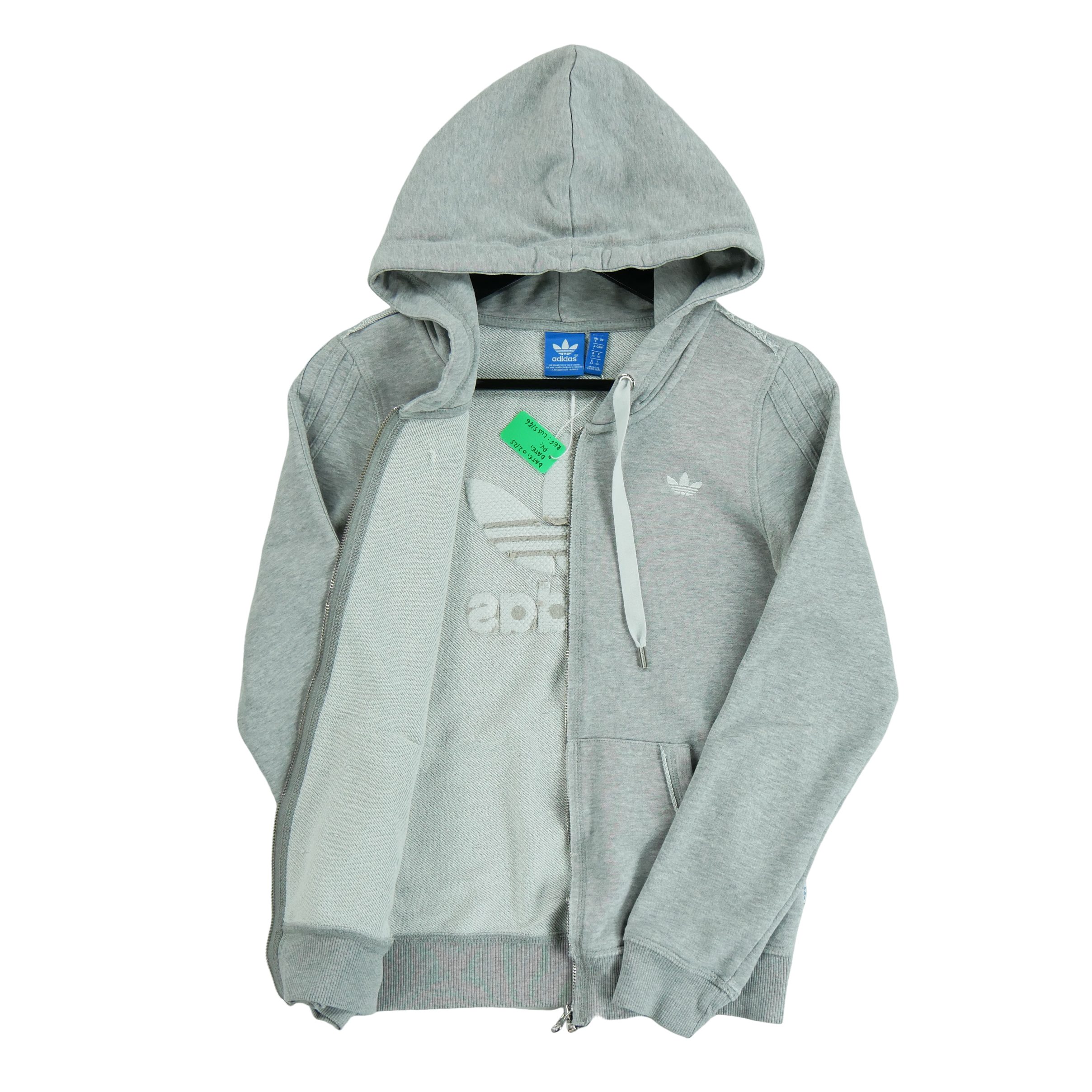 Sweat à capuche Femme  Full zip Gris 3