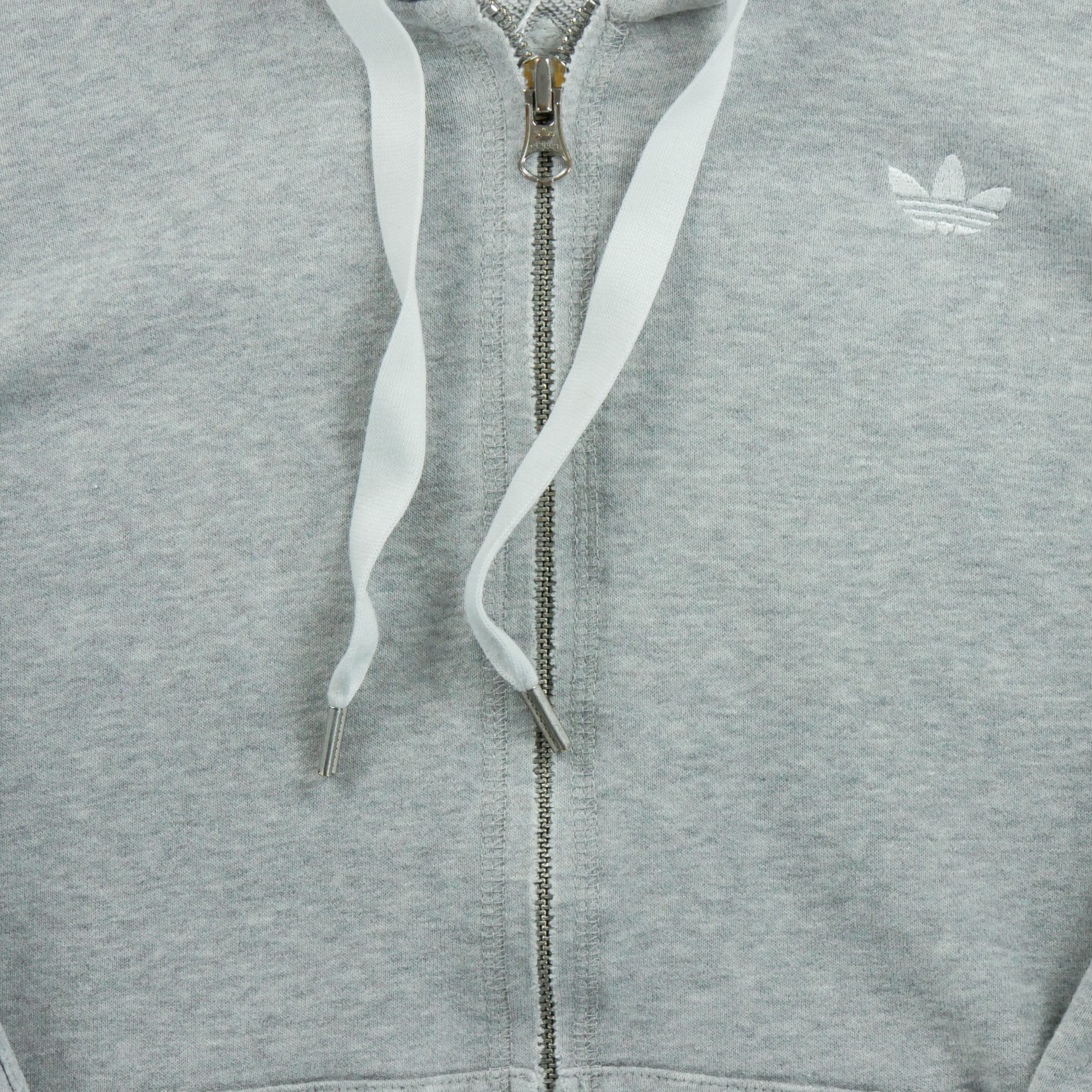 Sweat à capuche Femme  Full zip Gris 4