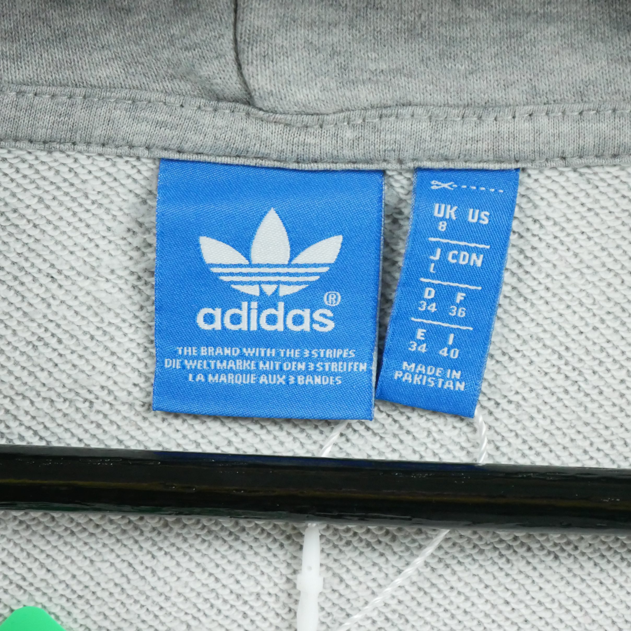 Sweat à capuche Femme  Full zip Gris 9
