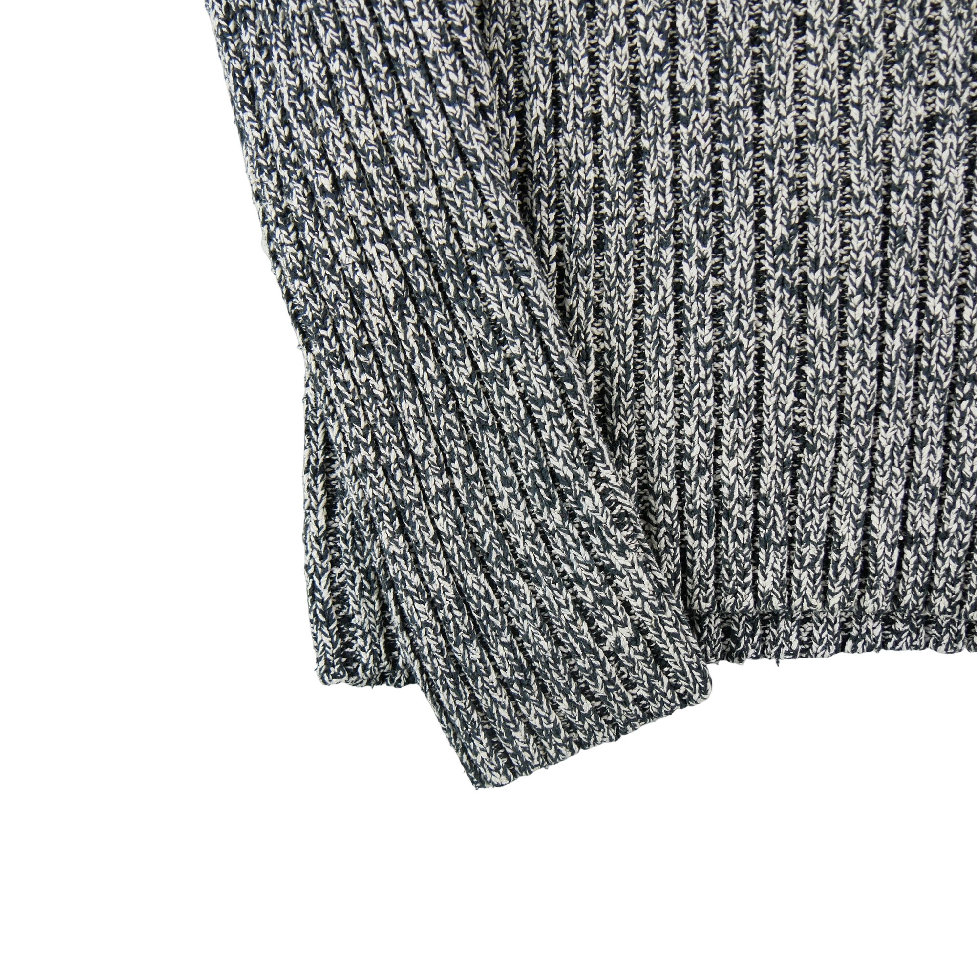 Pull Femme  soie et lin Noir 4
