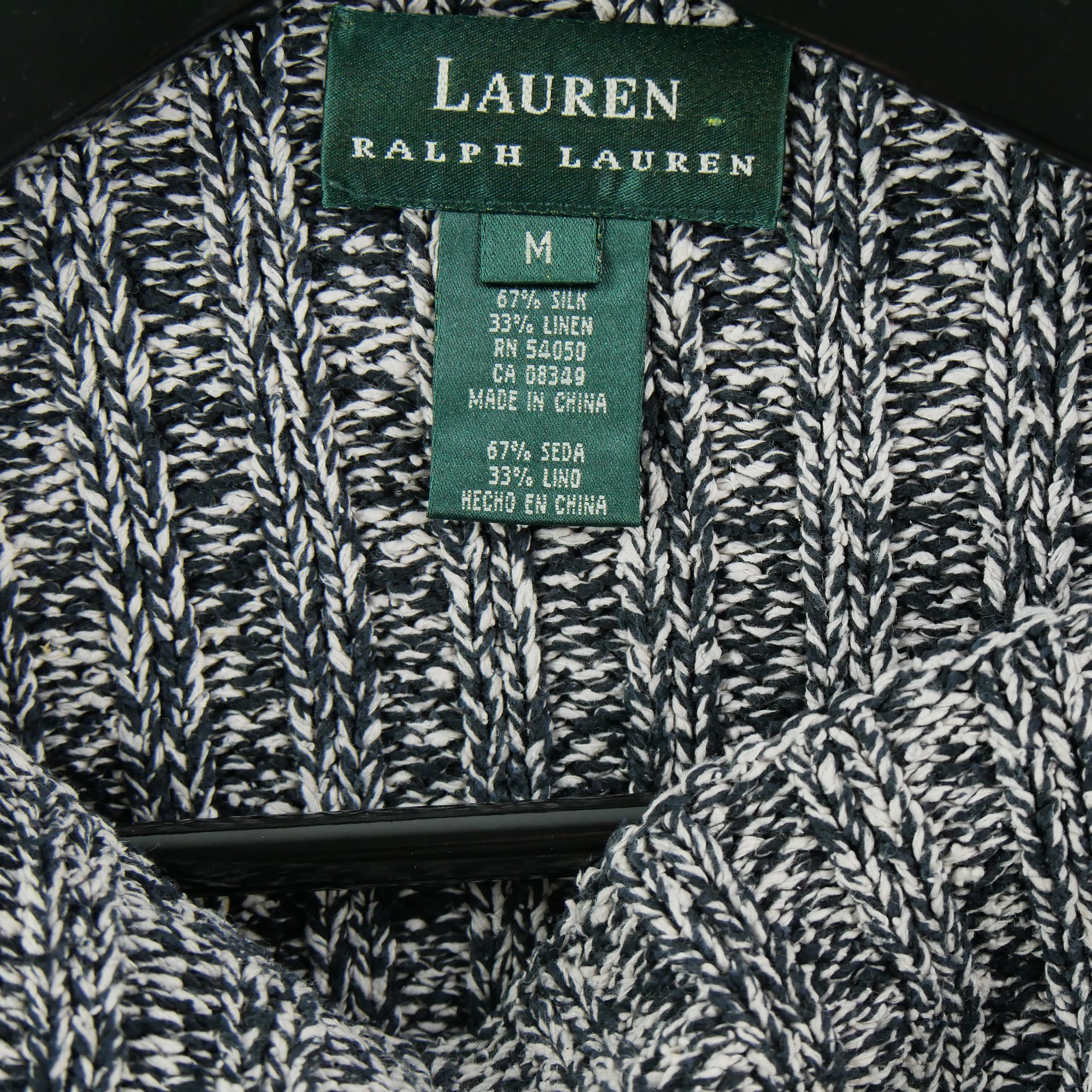 Pull Femme  soie et lin Noir 5