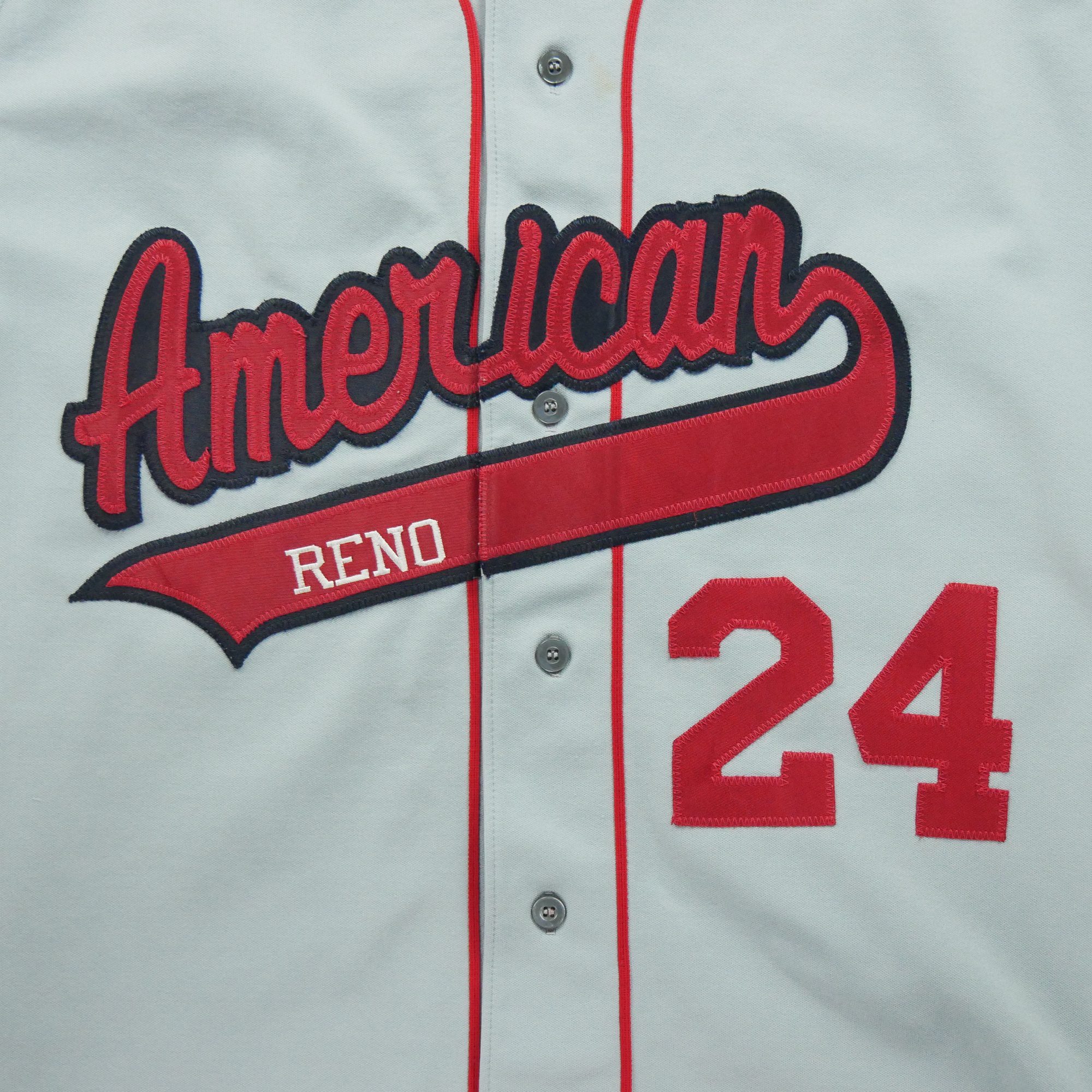 Maillot Homme  Made in USA Baseball Gris 4