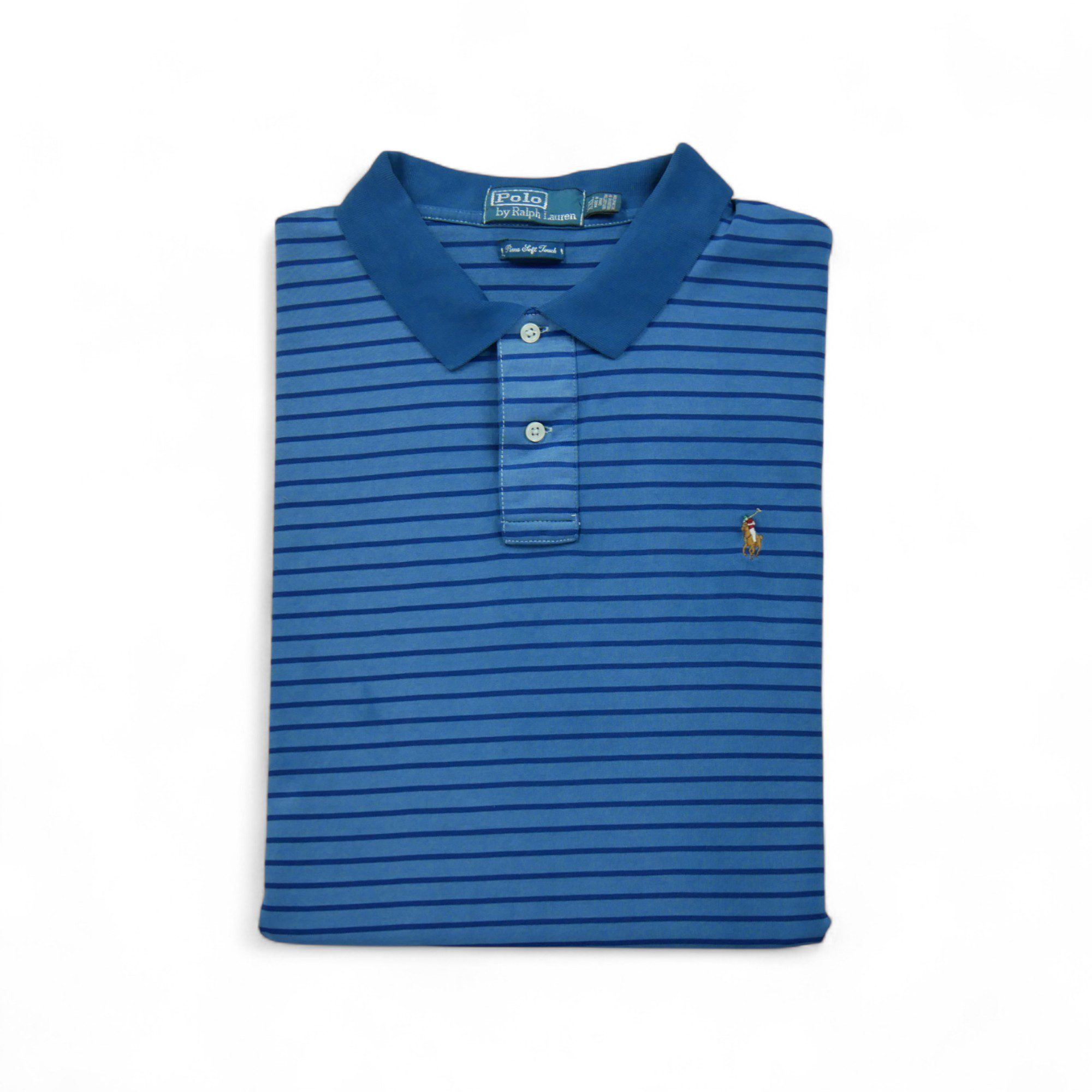 Polo manches courtes Homme Bleu - État correct