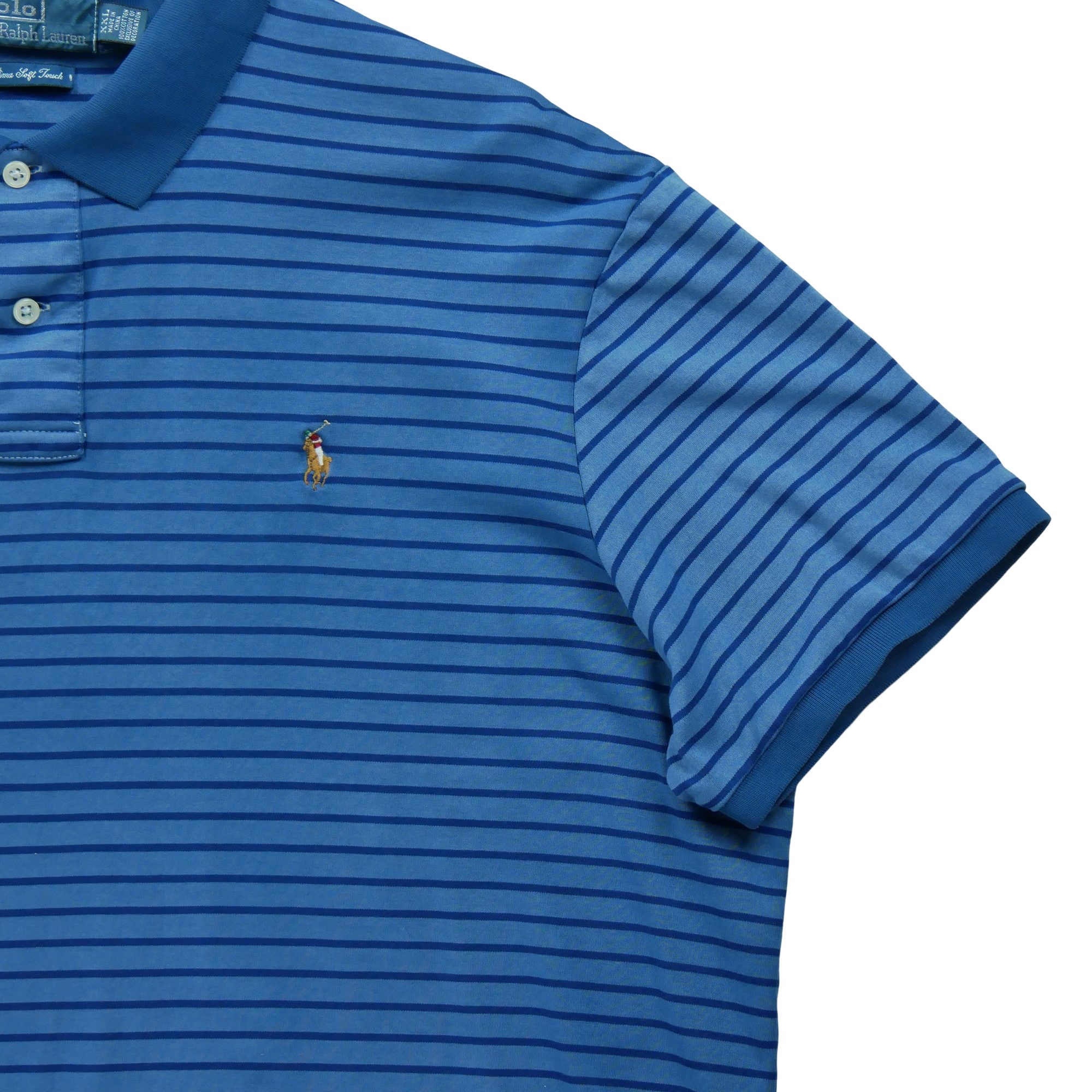 Polo manches courtes Homme  Bleu 4