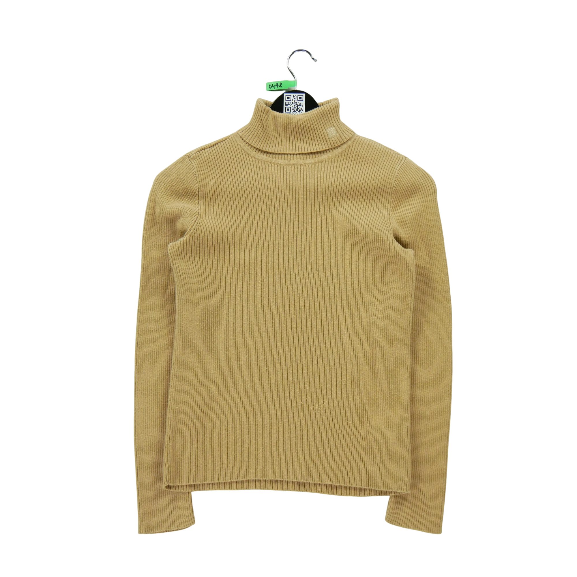 Pull Femme  col roulé Beige 1