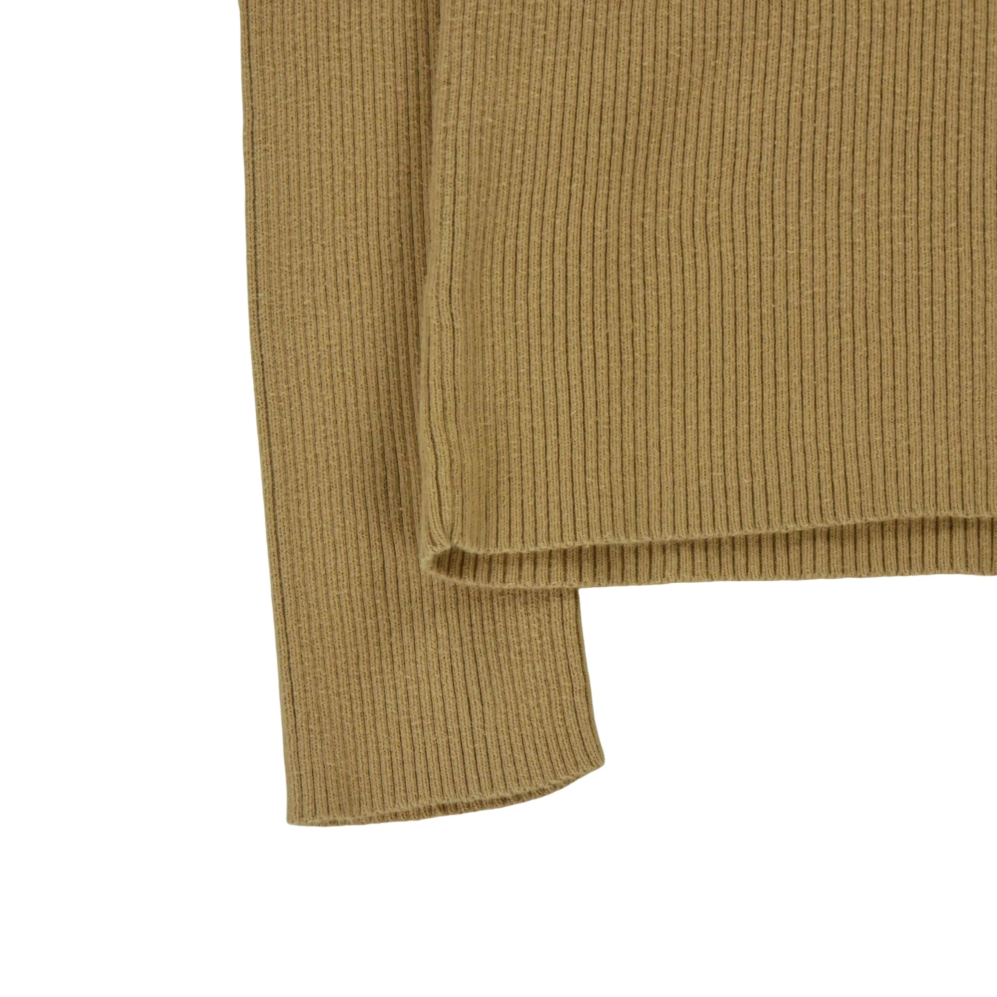 Pull Femme  col roulé Beige 4