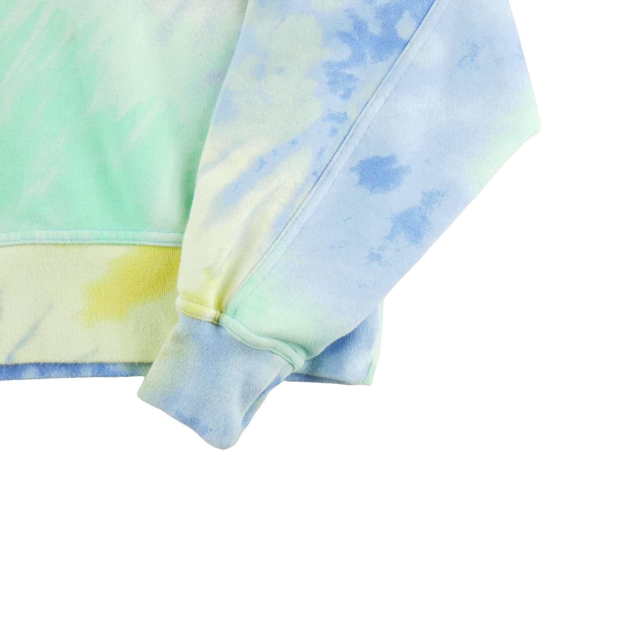 Sweat à capuche Femme  tie-dye Jaune 4