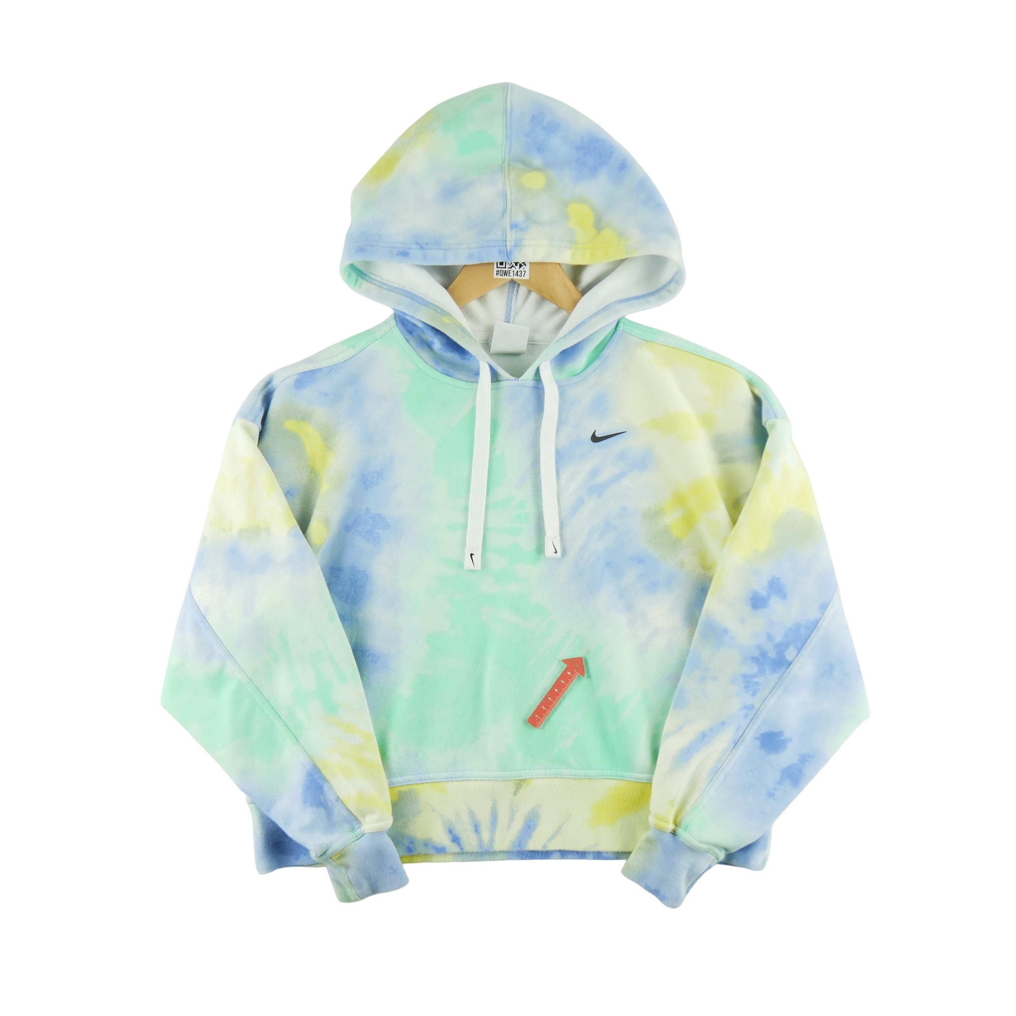 Sweat à capuche Femme  tie-dye Jaune 5