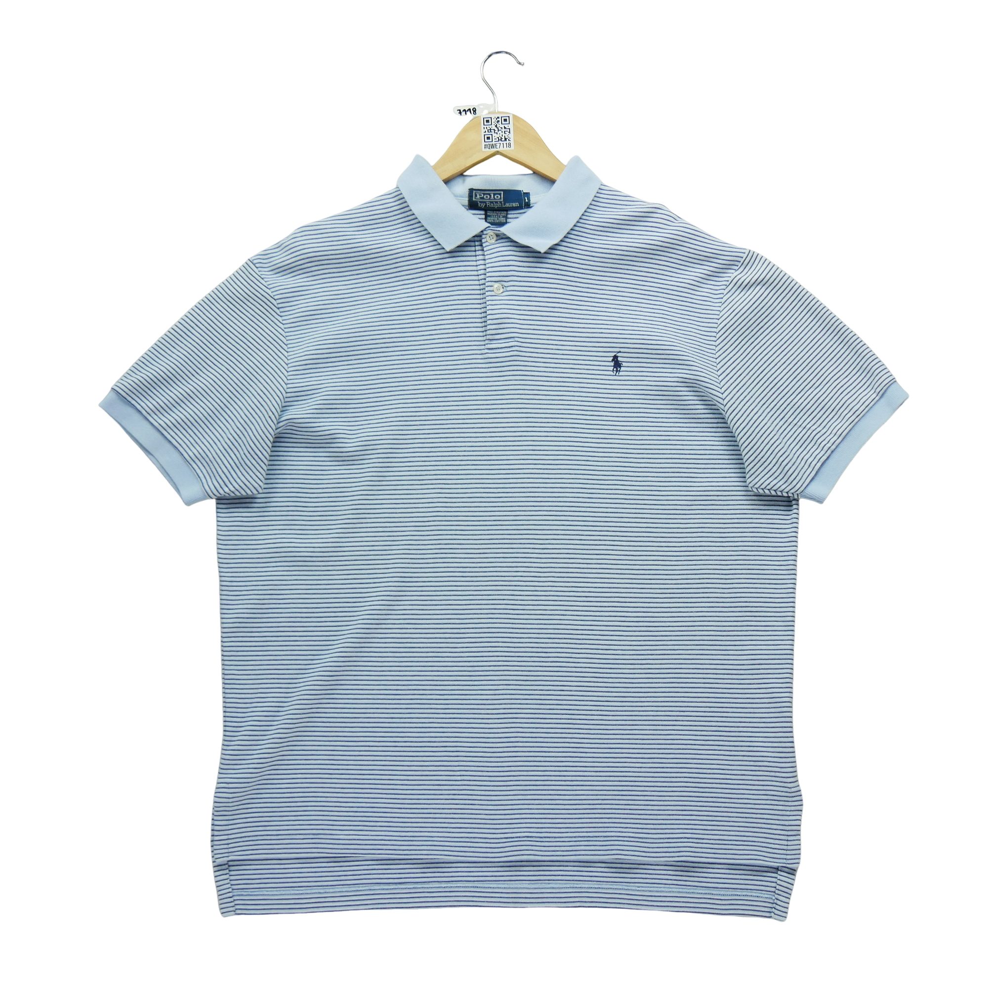 Polo manches courtes Homme  Bleu clair 2