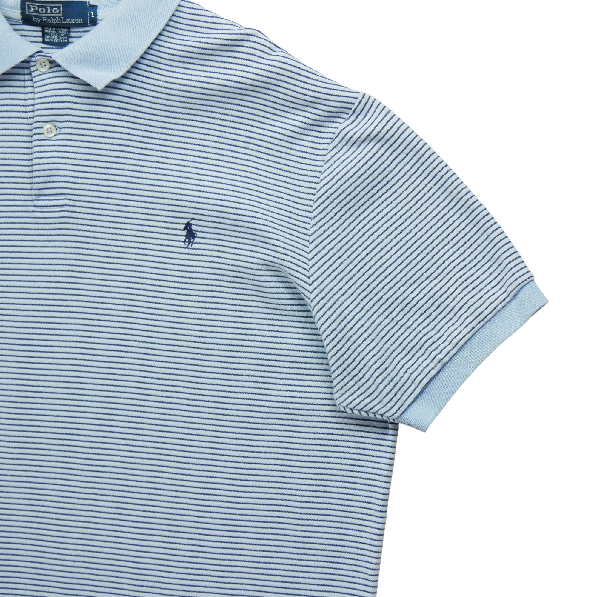 Polo manches courtes Homme  Bleu clair 4