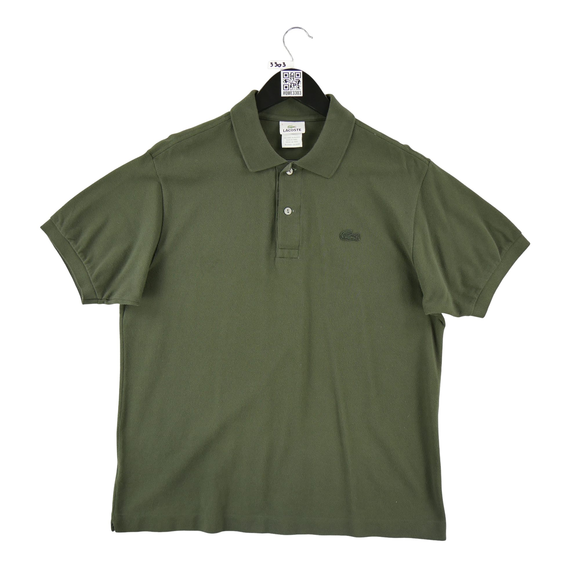 Polo manches courtes Homme  Kaki 2