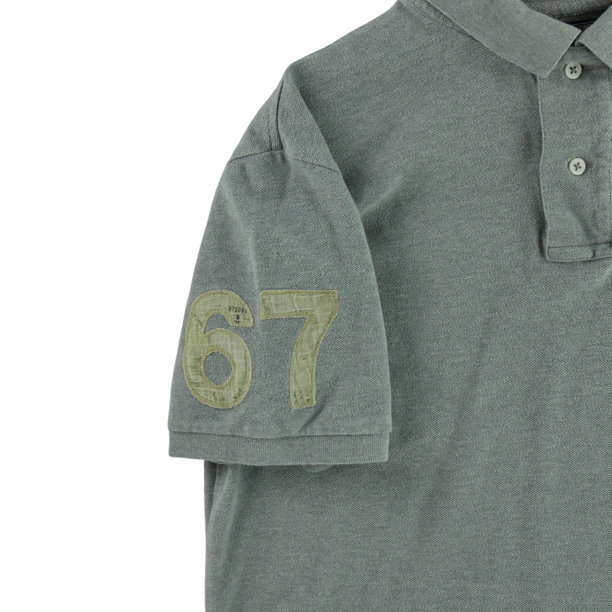 Polo manches courtes Homme  Gris 4