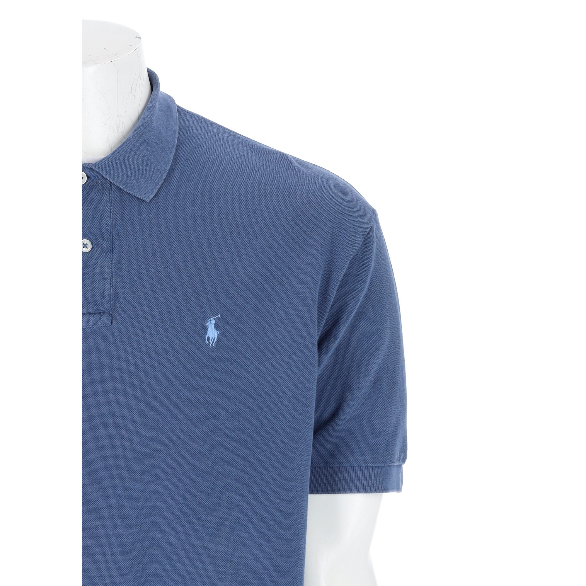 Polo manches courtes Homme  Bleu 2