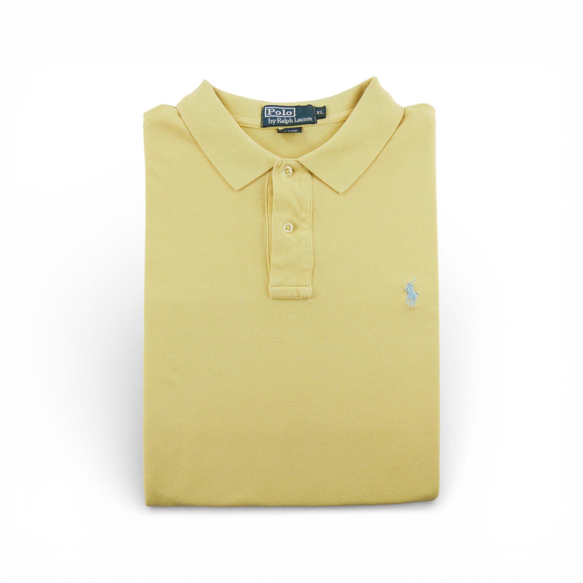 Polo manches courtes Homme  Jaune - Bon état