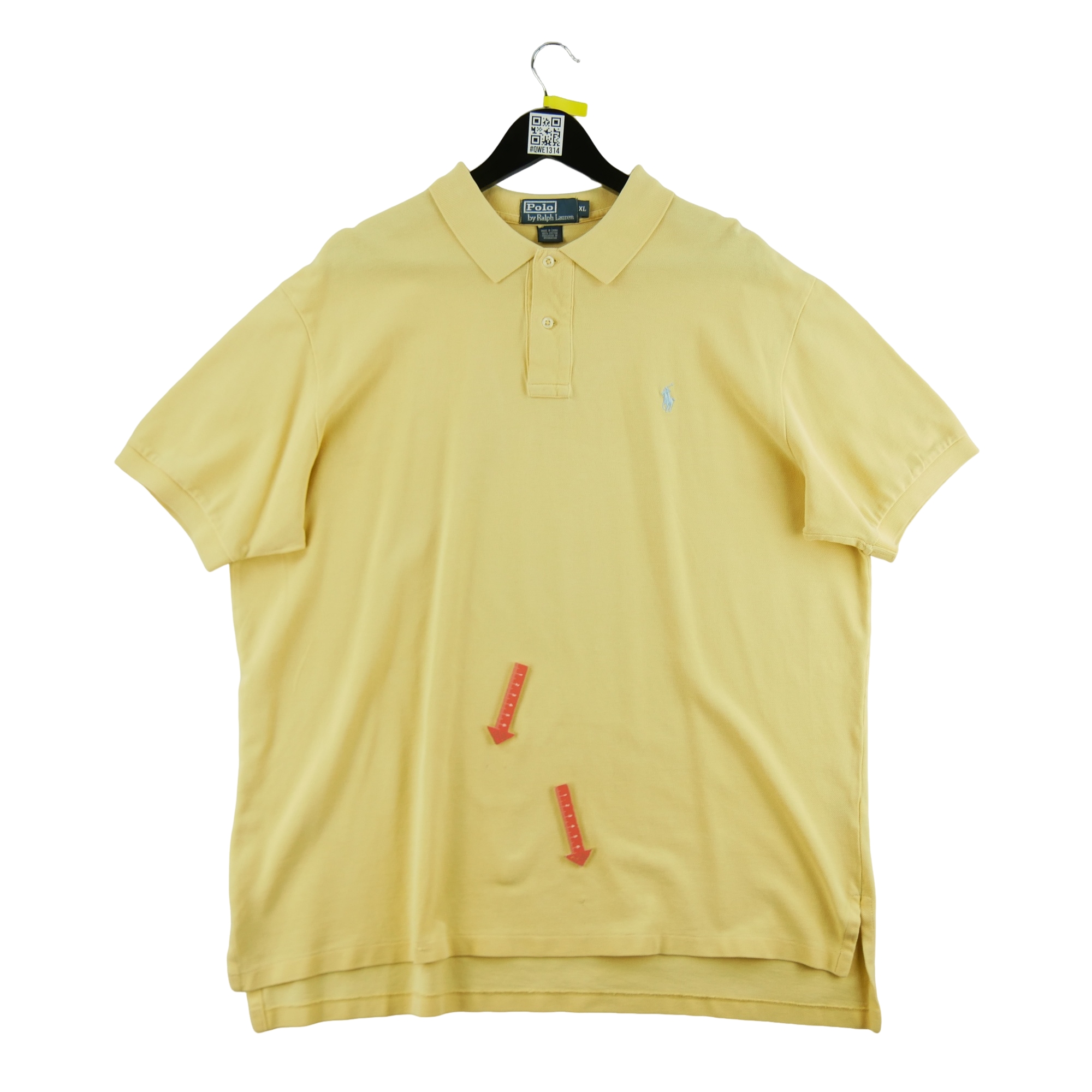 Polo manches courtes Homme  Jaune 5
