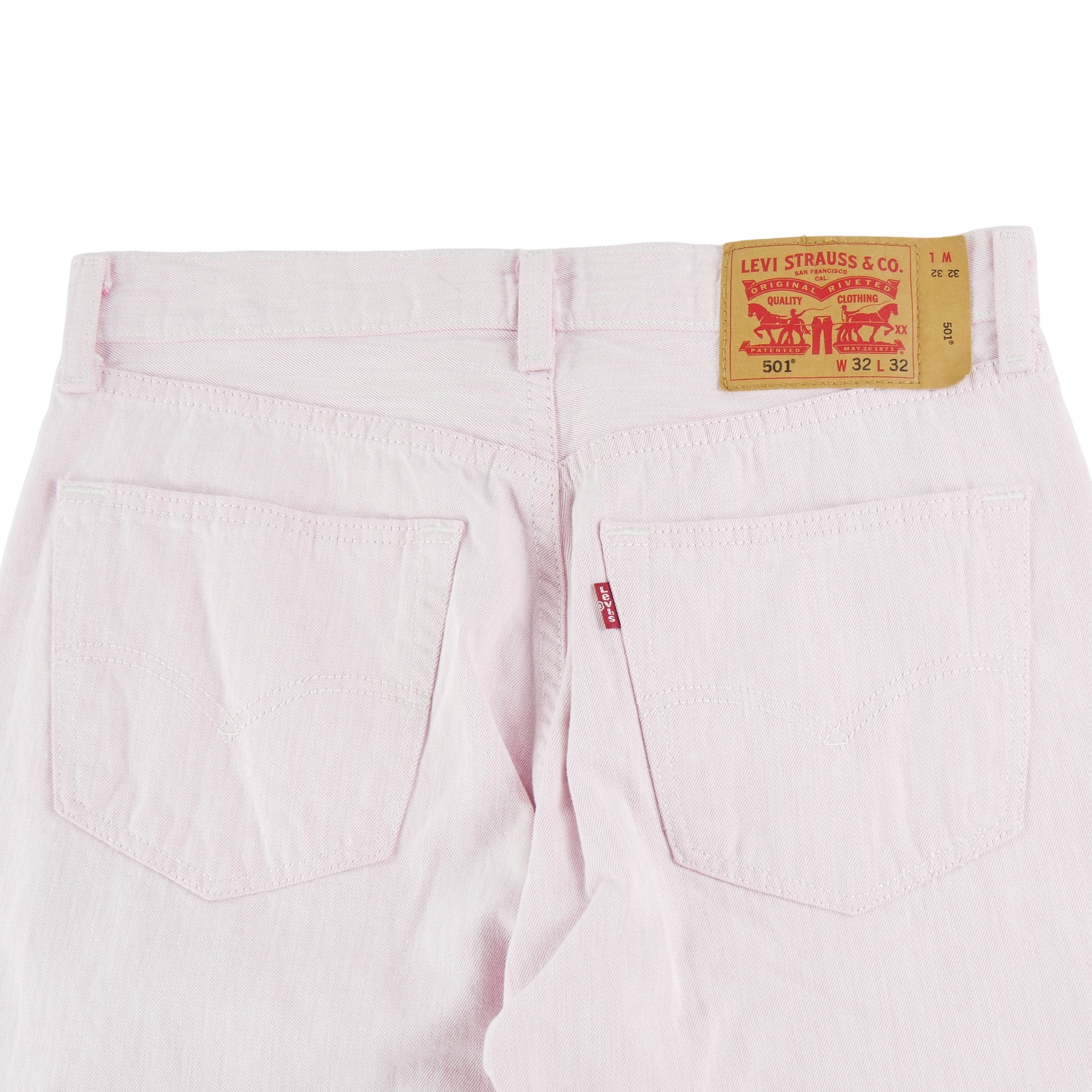 Jean Homme Levis 501 Rose 4