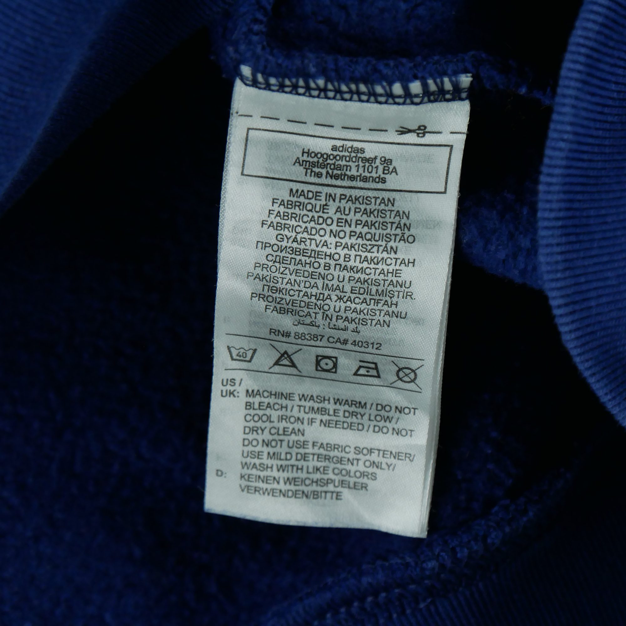 Sweat à capuche Homme  Bleu 5