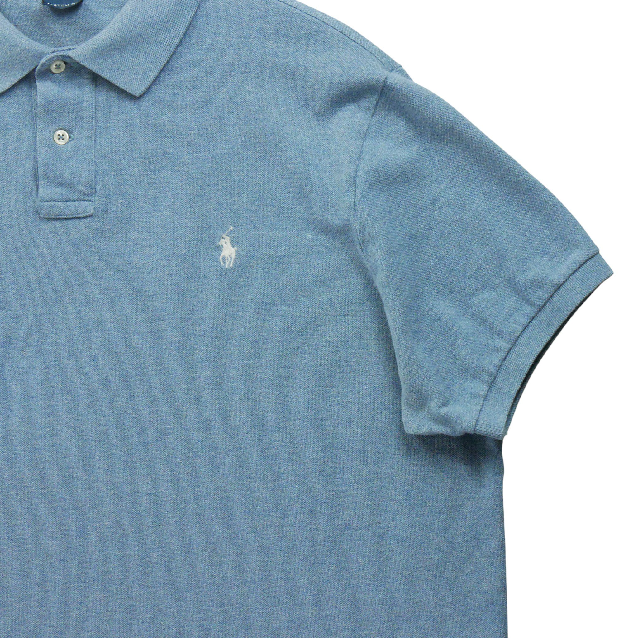 Polo manches courtes Homme  Bleu clair 4