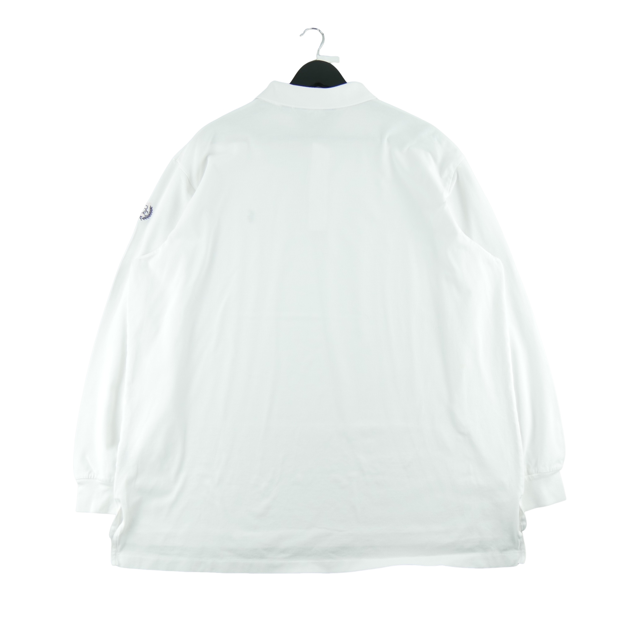 Polo manches longues Homme  Blanc 3