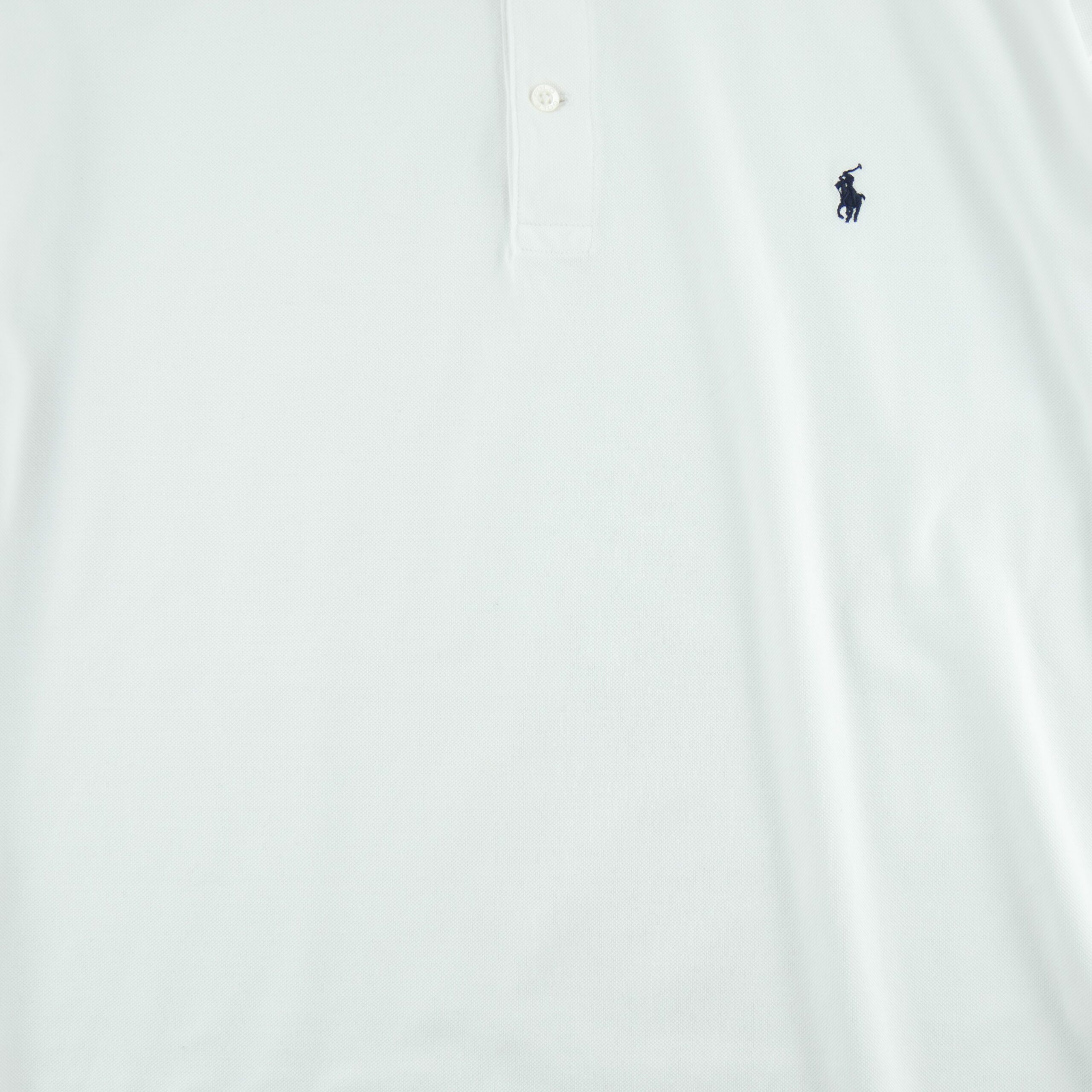 Polo manches longues Homme  Blanc 4