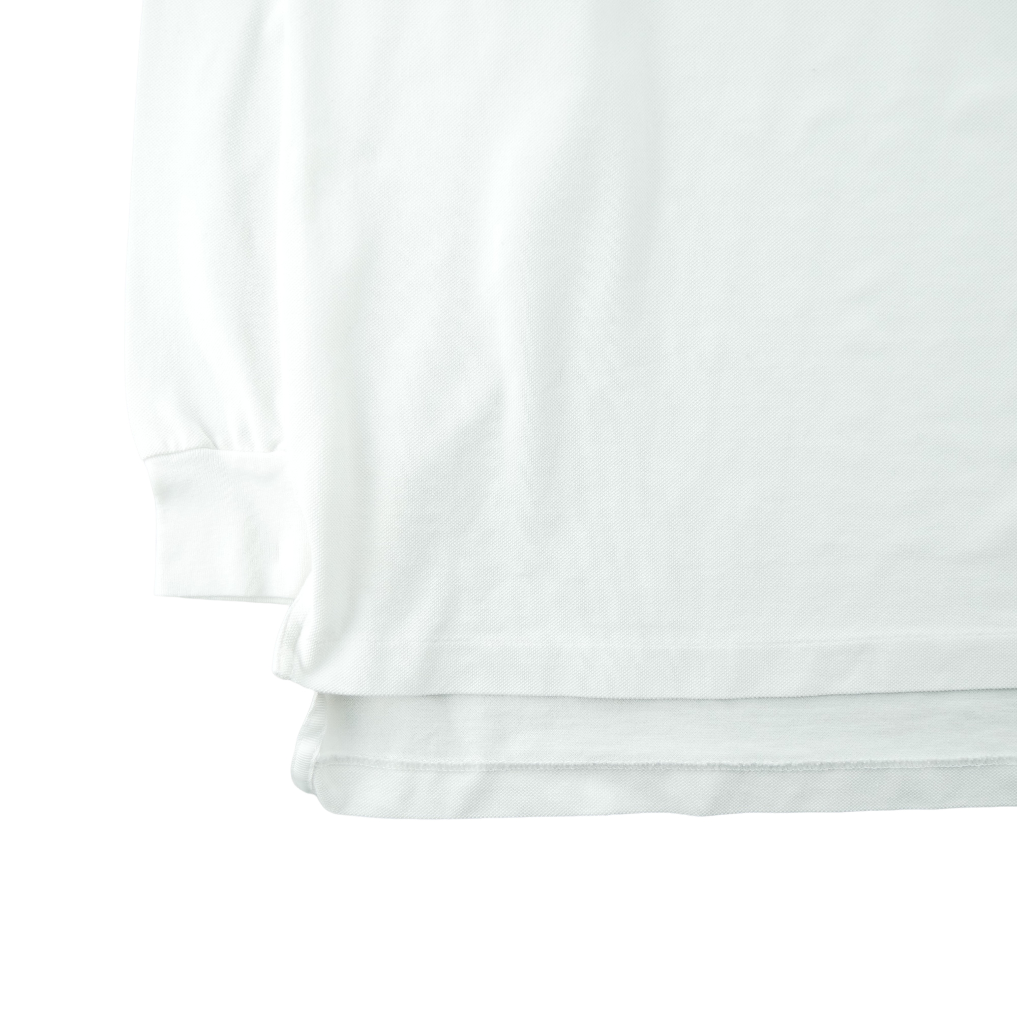 Polo manches longues Homme  Blanc 6