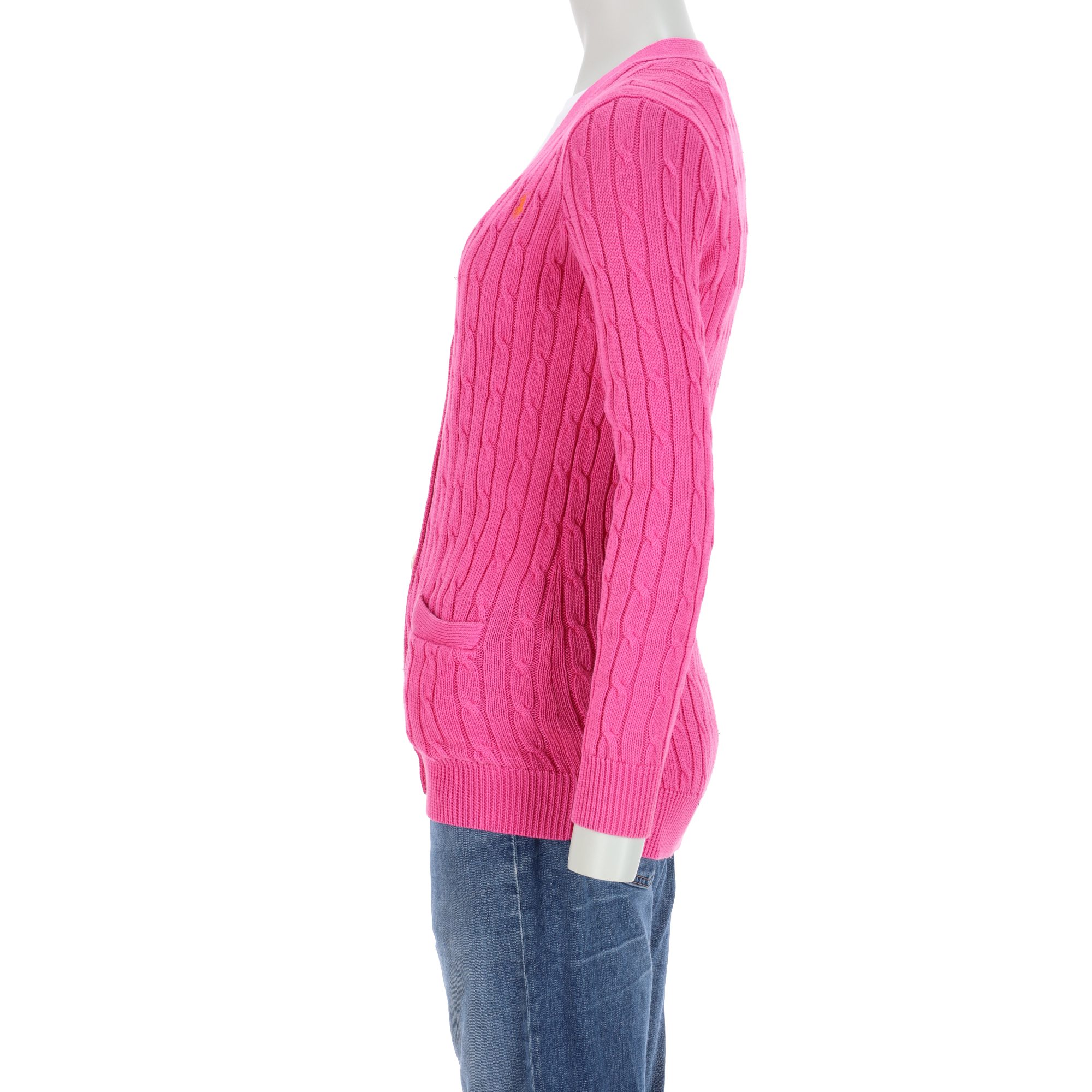 Gilet Femme cardigan torsadé Rose 3