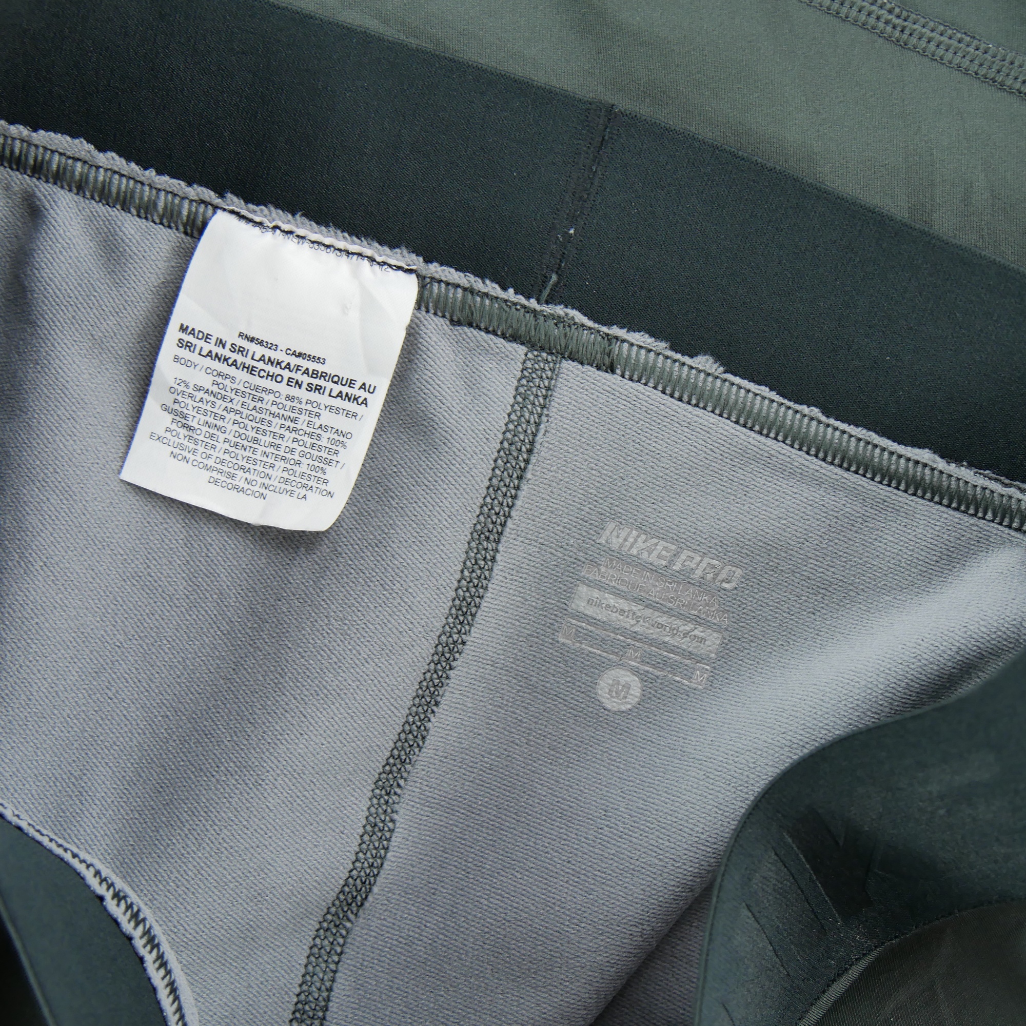 Leggings Femme  Nike Pro Gris 6