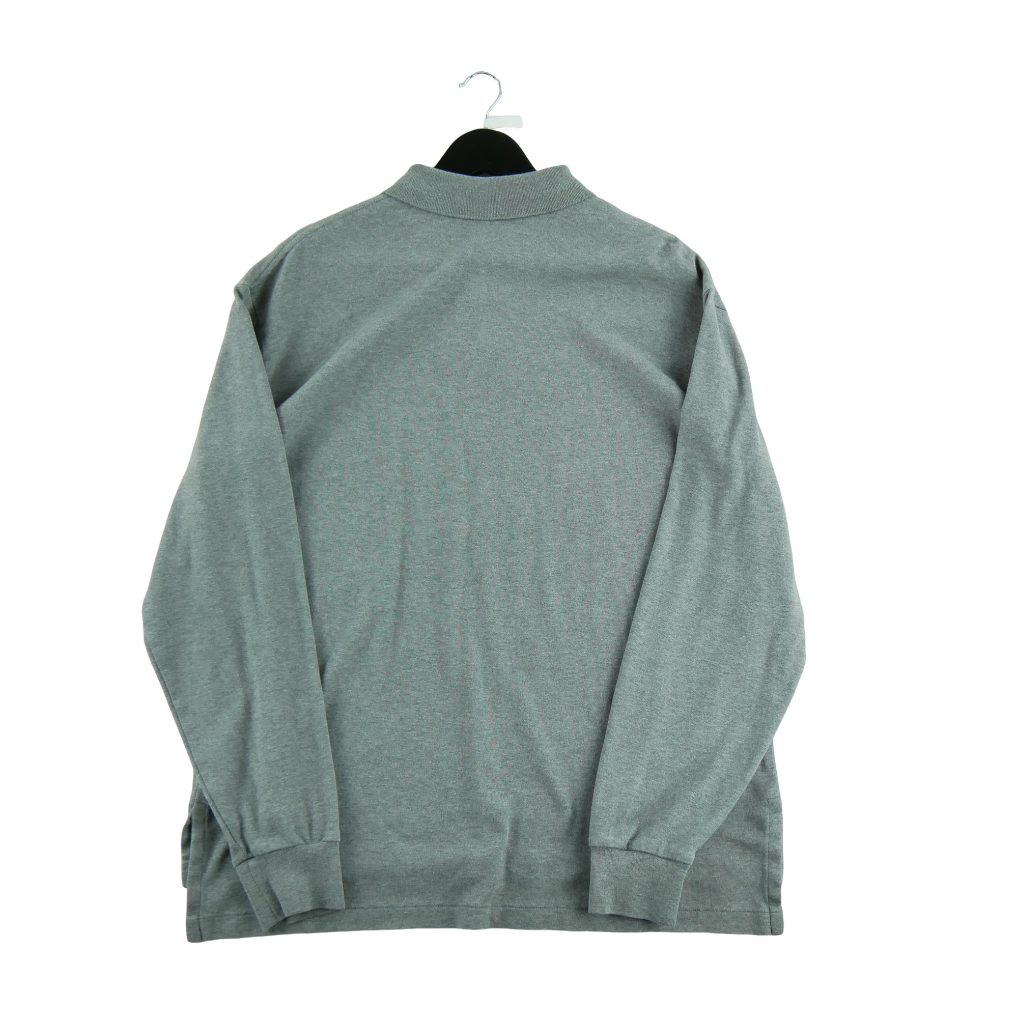 Polo manches longues Homme  Gris 2