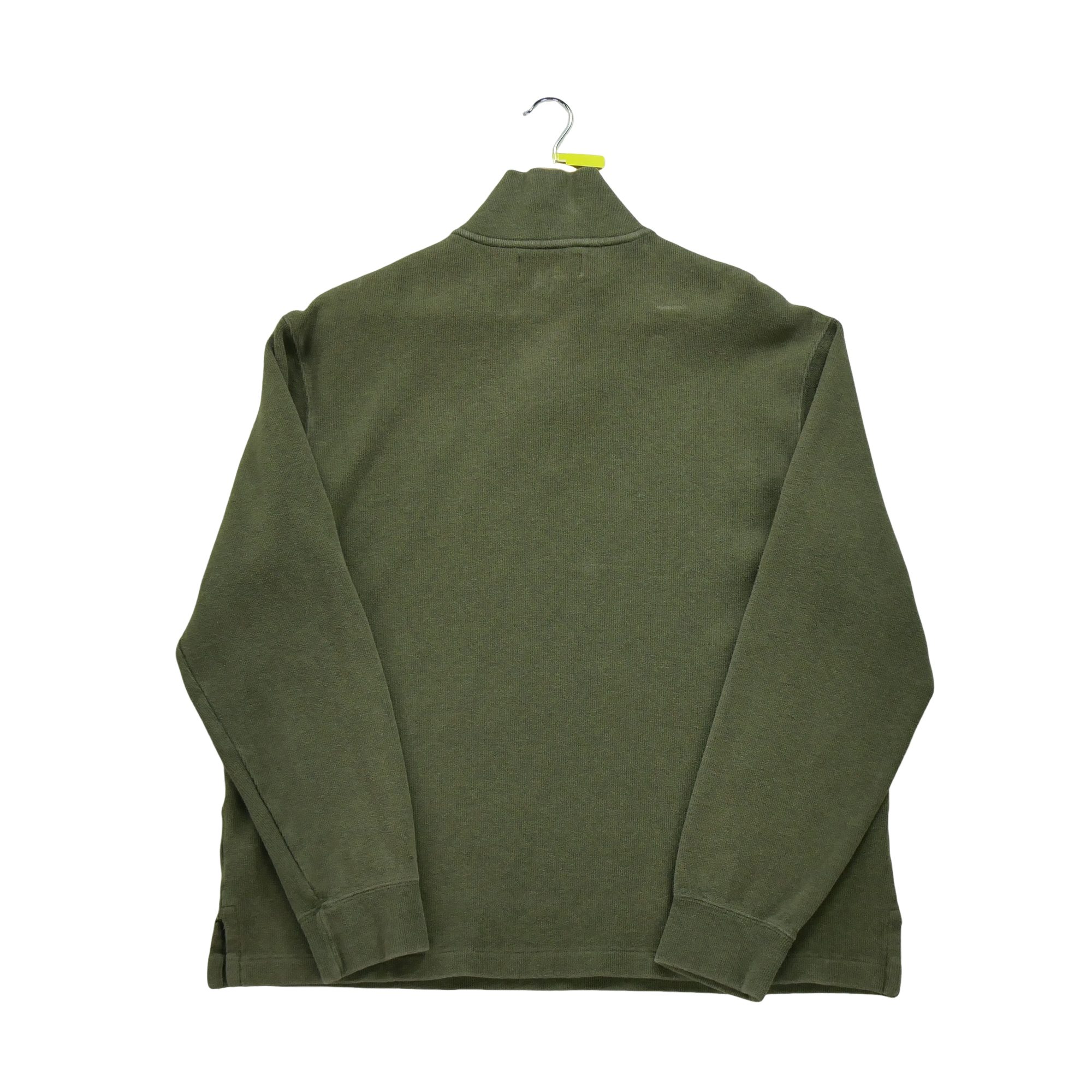 Pull Homme  demi-zippé Kaki 2