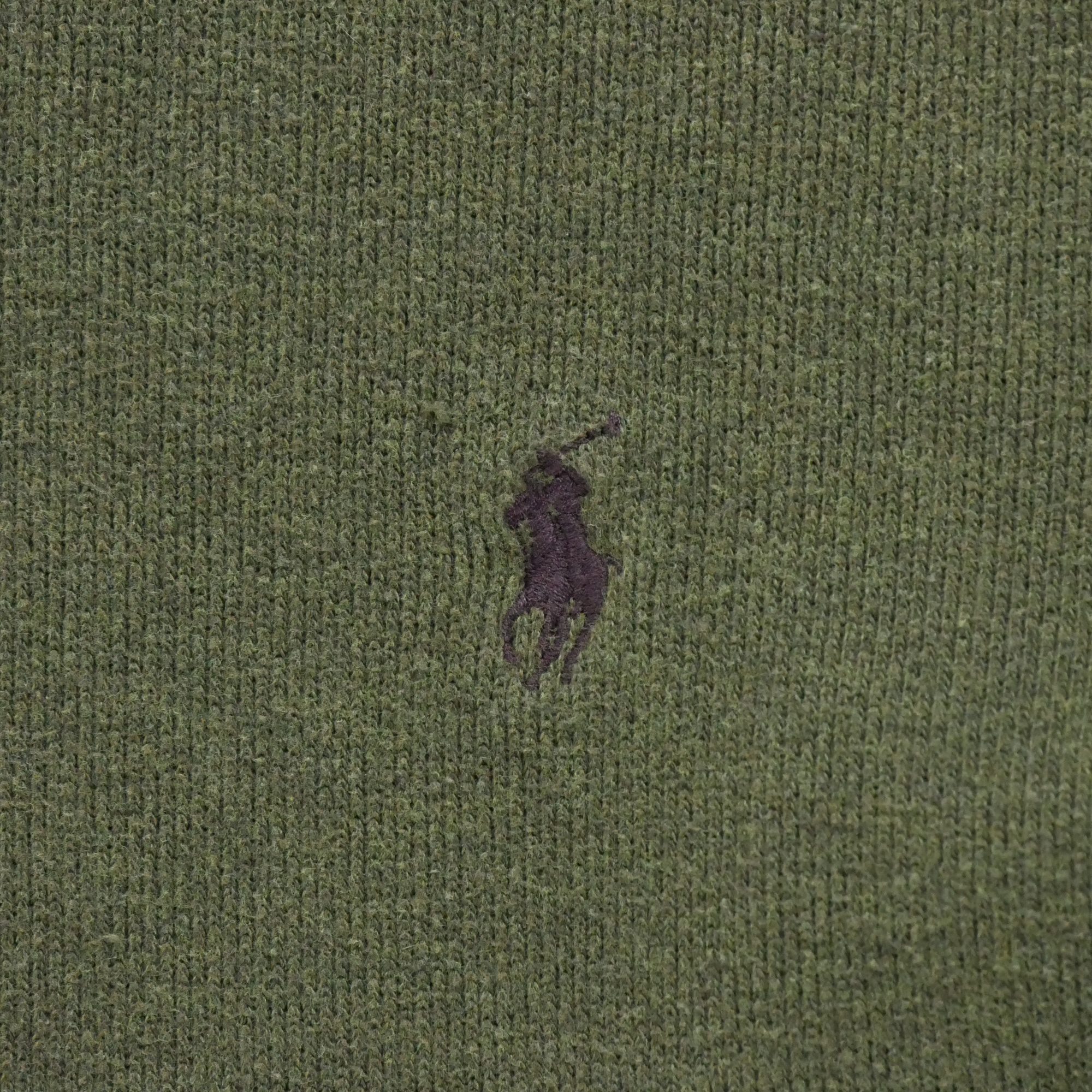 Pull Homme  demi-zippé Kaki 5