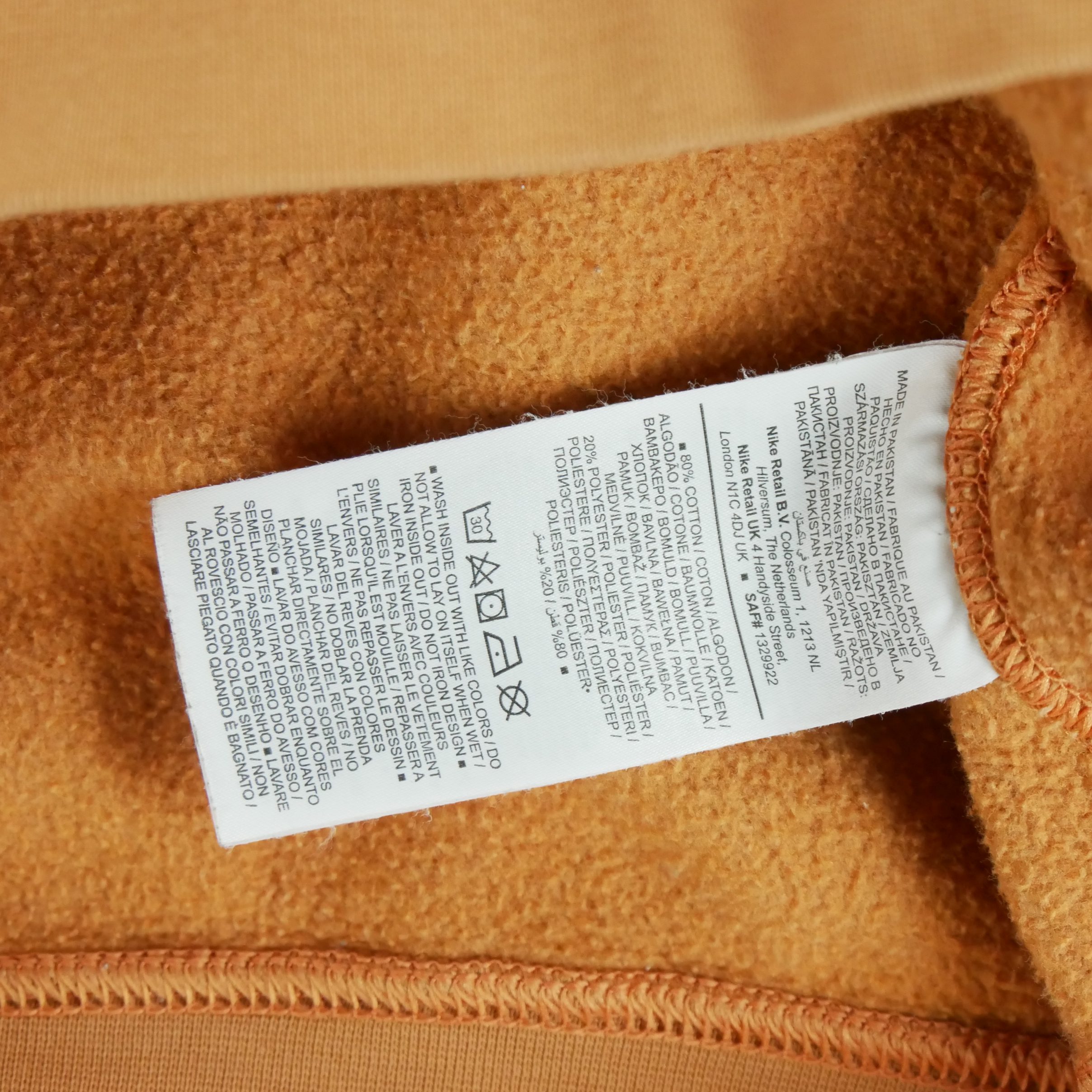 Sweat Homme  Orange 8