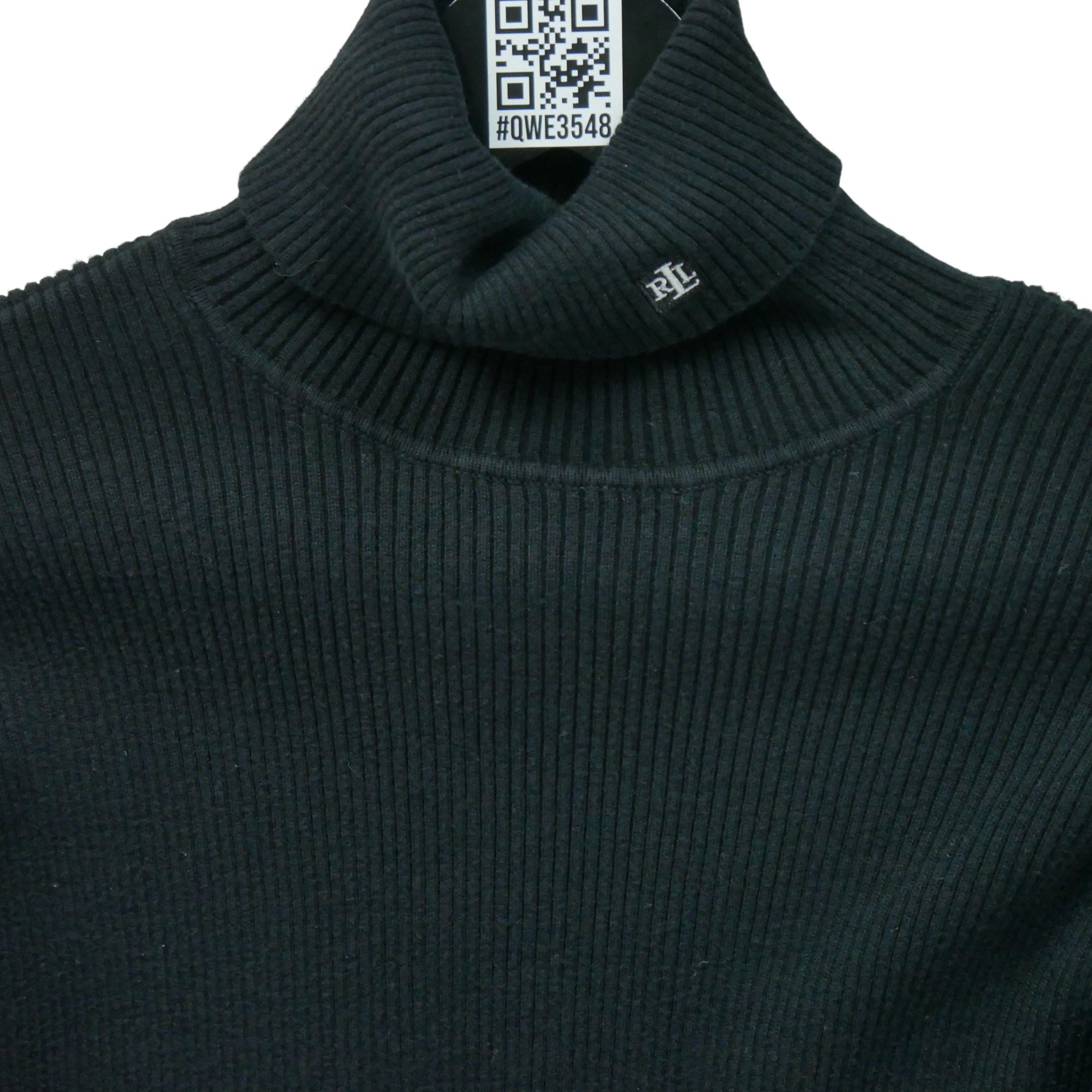 Pull Femme  Col roulé Noir 3