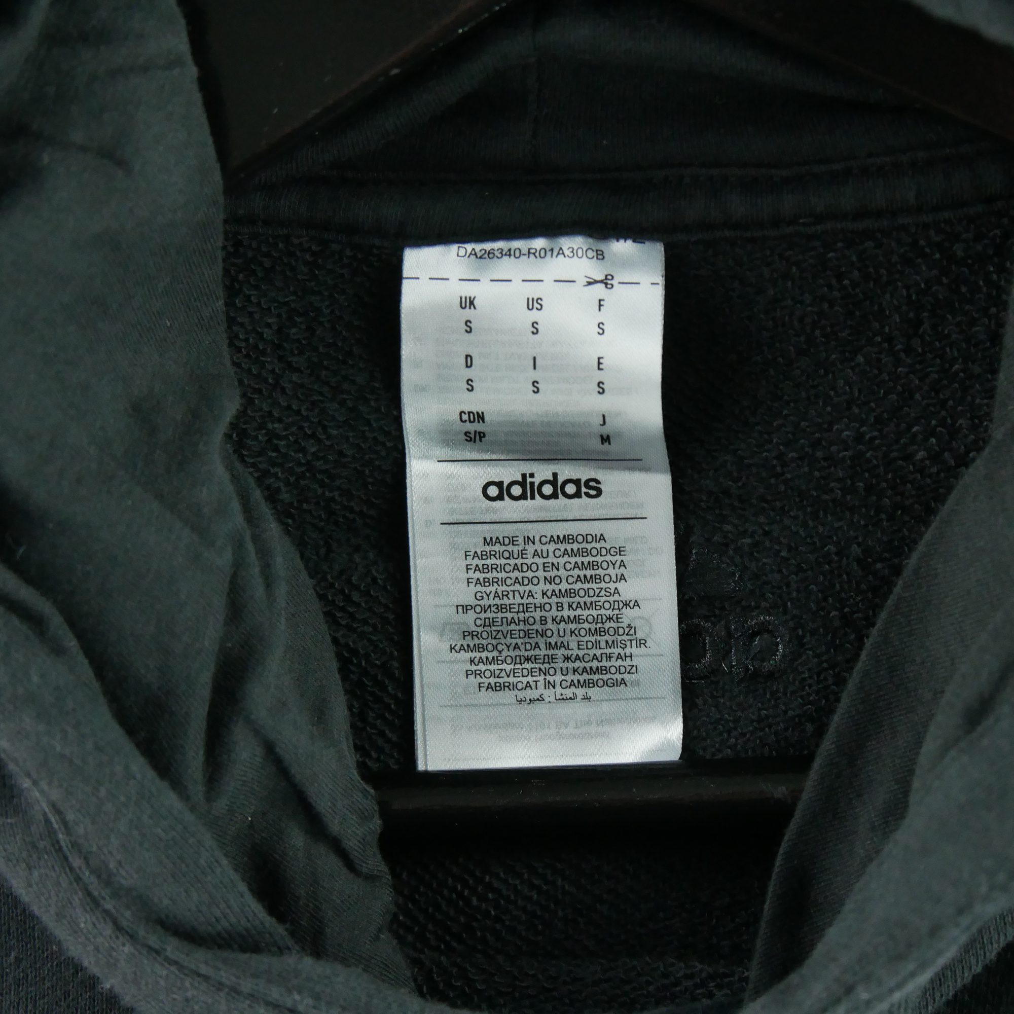 Sweat à capuche Homme  Noir 5