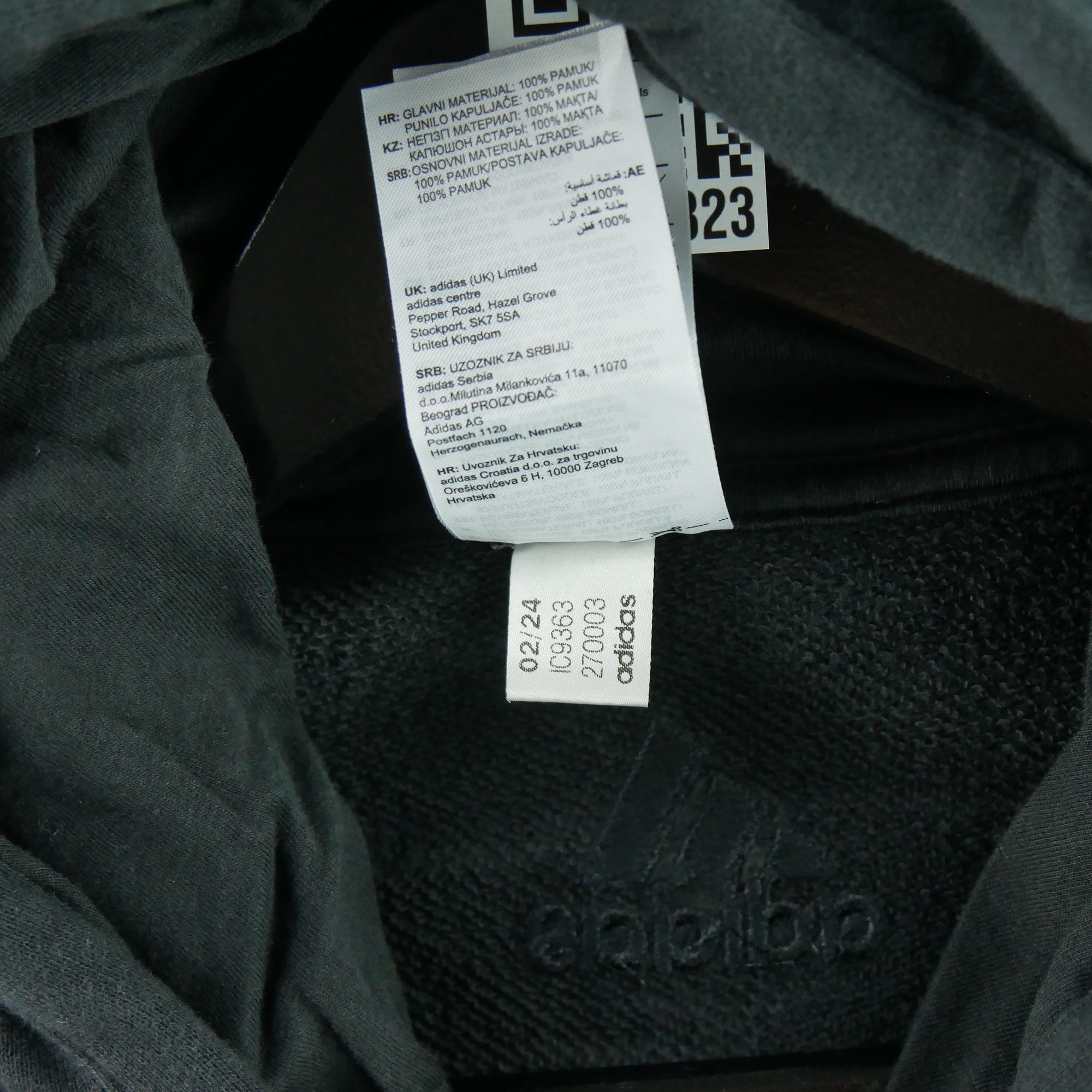 Sweat à capuche Homme  Noir 7