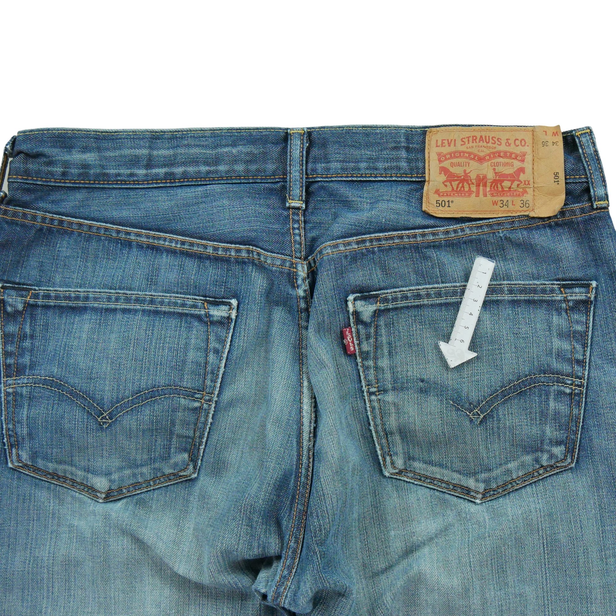 Jean Homme Levis 501 Bleu 4