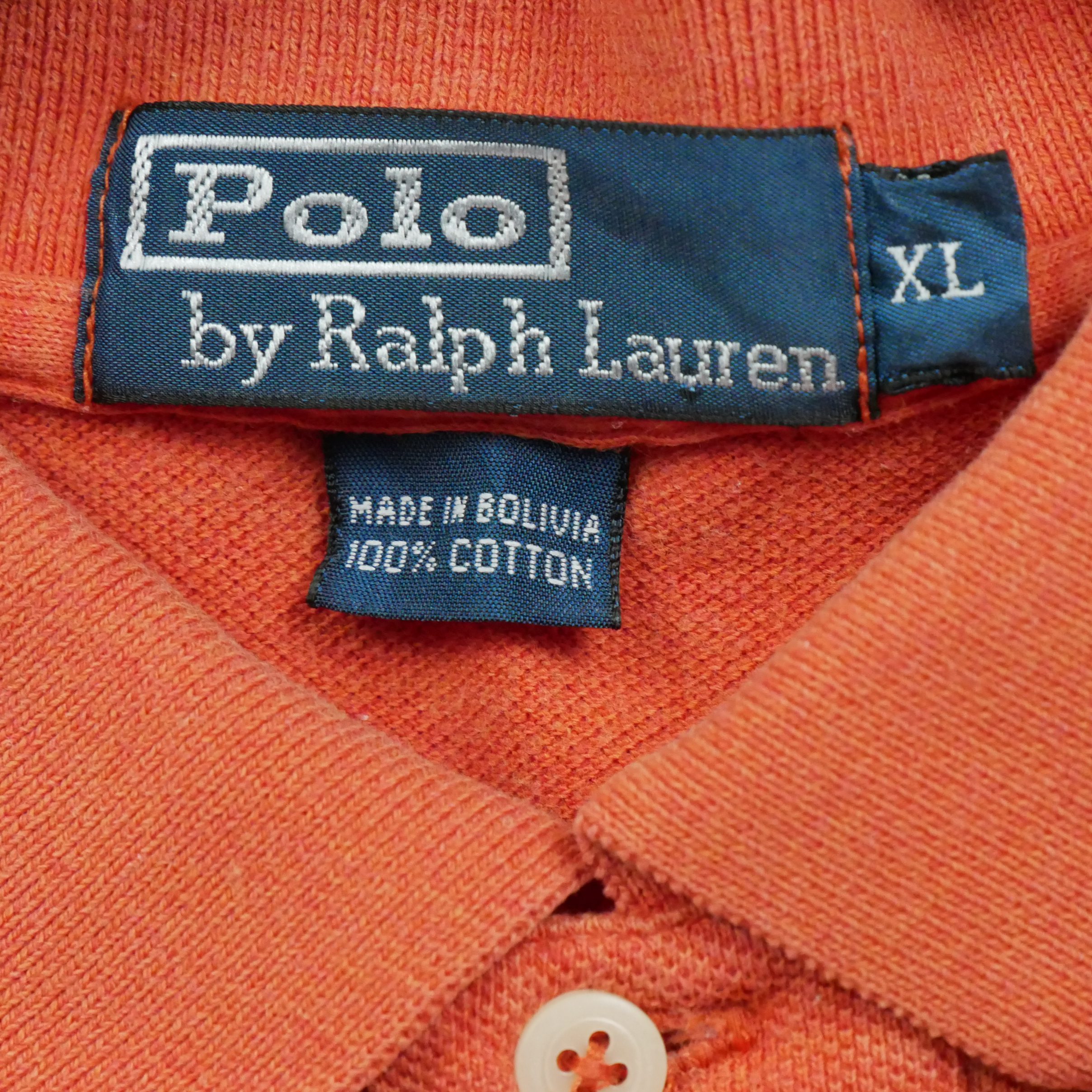 Polo manches courtes Homme  Orange 5