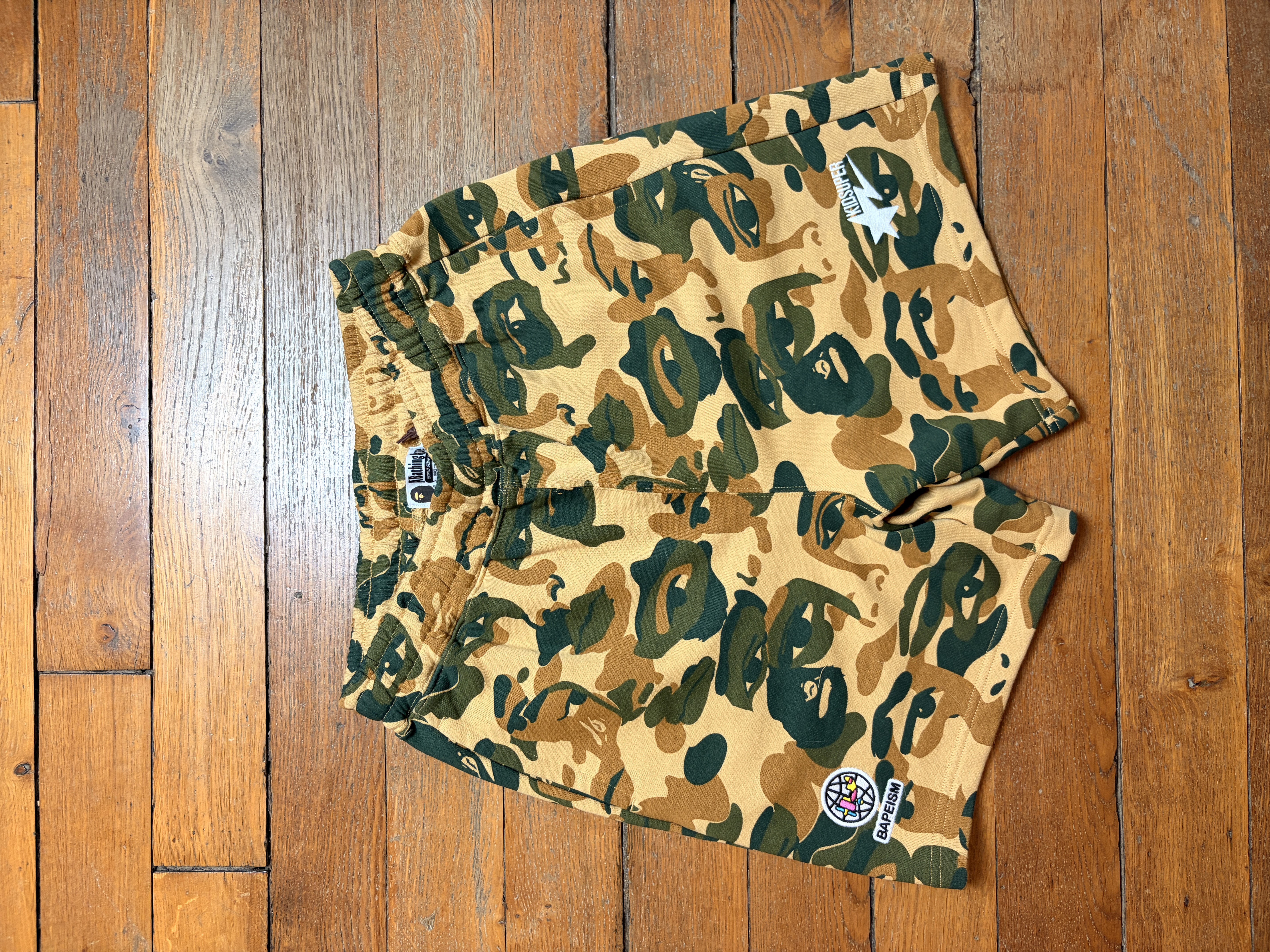 Bape X Kitsuper camo short
