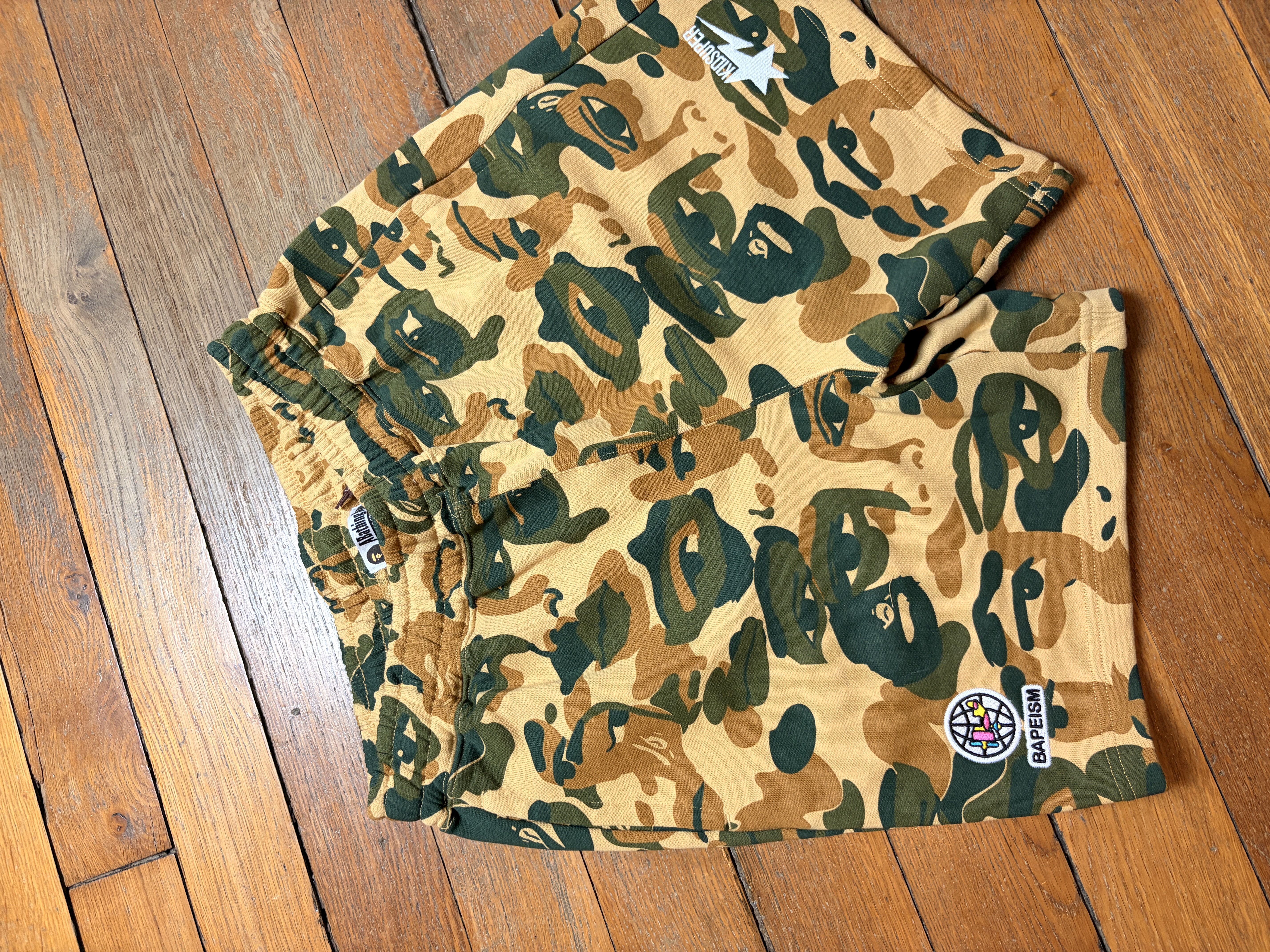 Bape X Kitsuper camo short 2