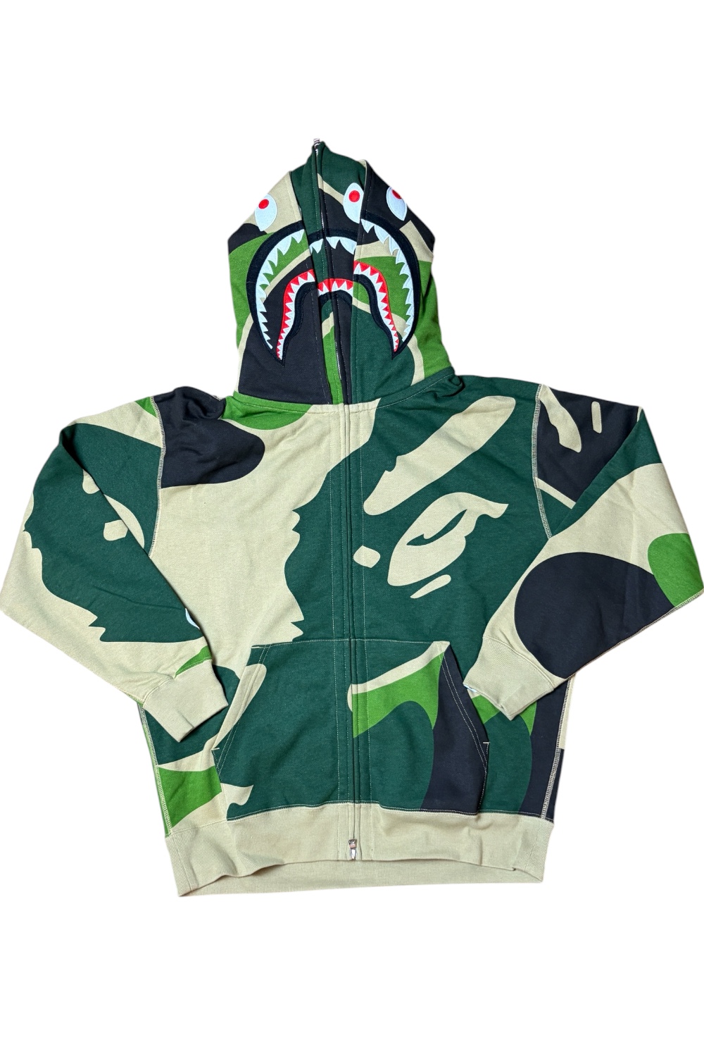 Shark double A Bathing Bape green