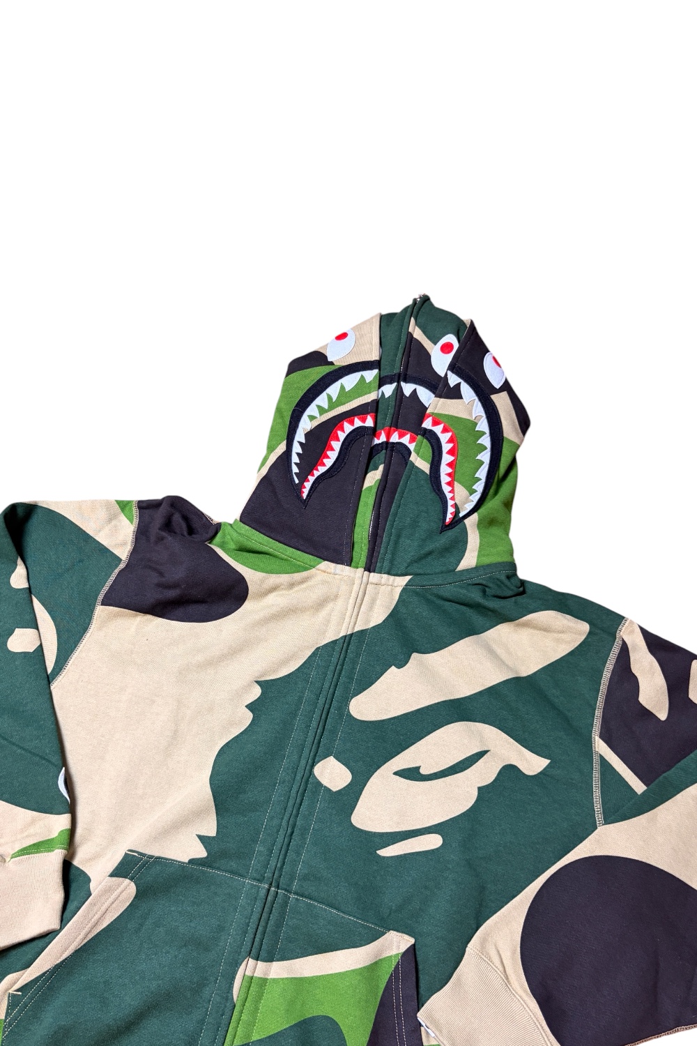 Shark double A Bathing Bape green 2