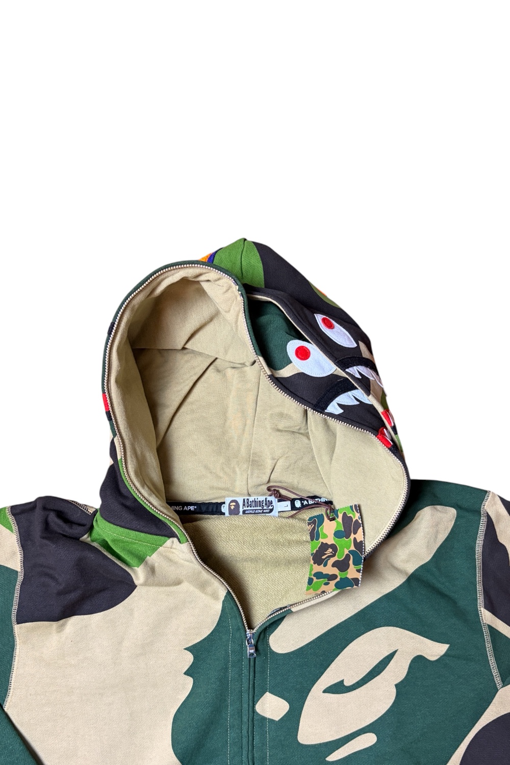 Shark double A Bathing Bape green 3