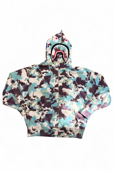 Shark BAPE a bathing ape map