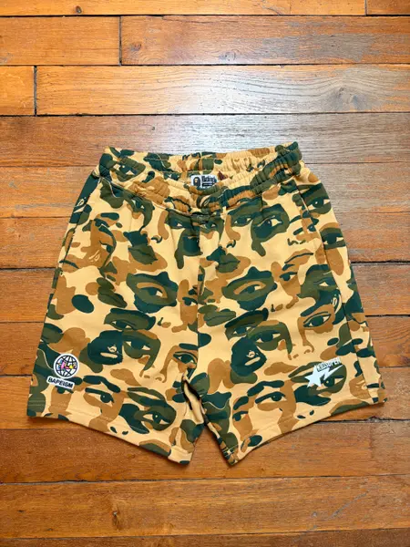 Bape X Kitsuper camo short