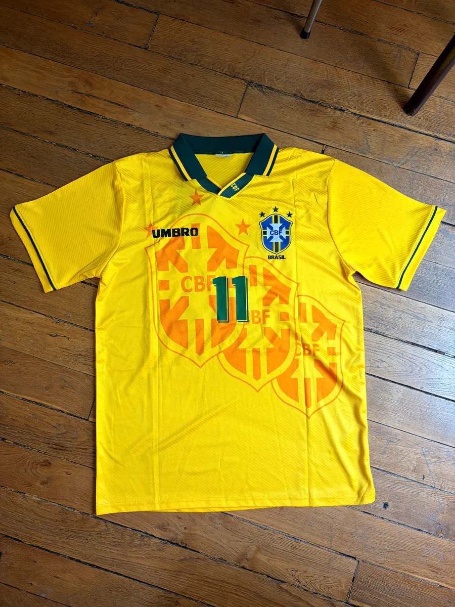 Maillot Vintage Romario Brésil  2