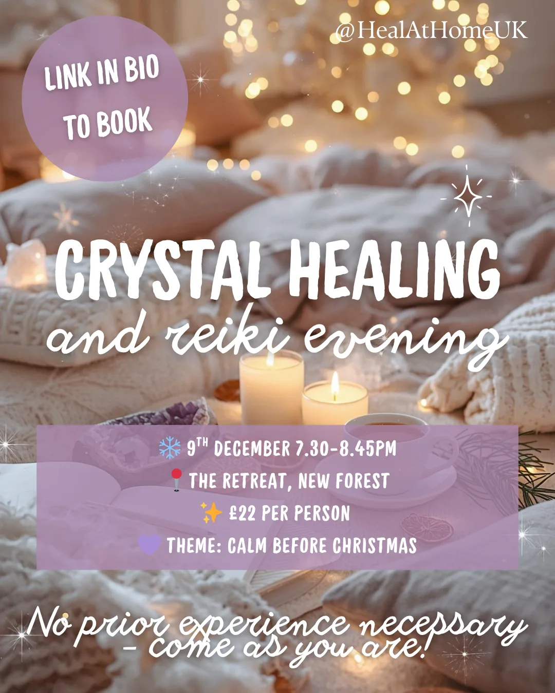 Calm Before Christmas: Crystal Healing and Reiki Evening