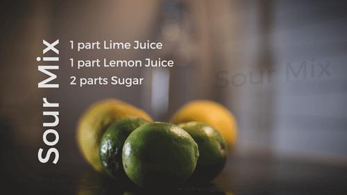 How to make Sour Mix(Sweet 'n sour mix) - Illustration