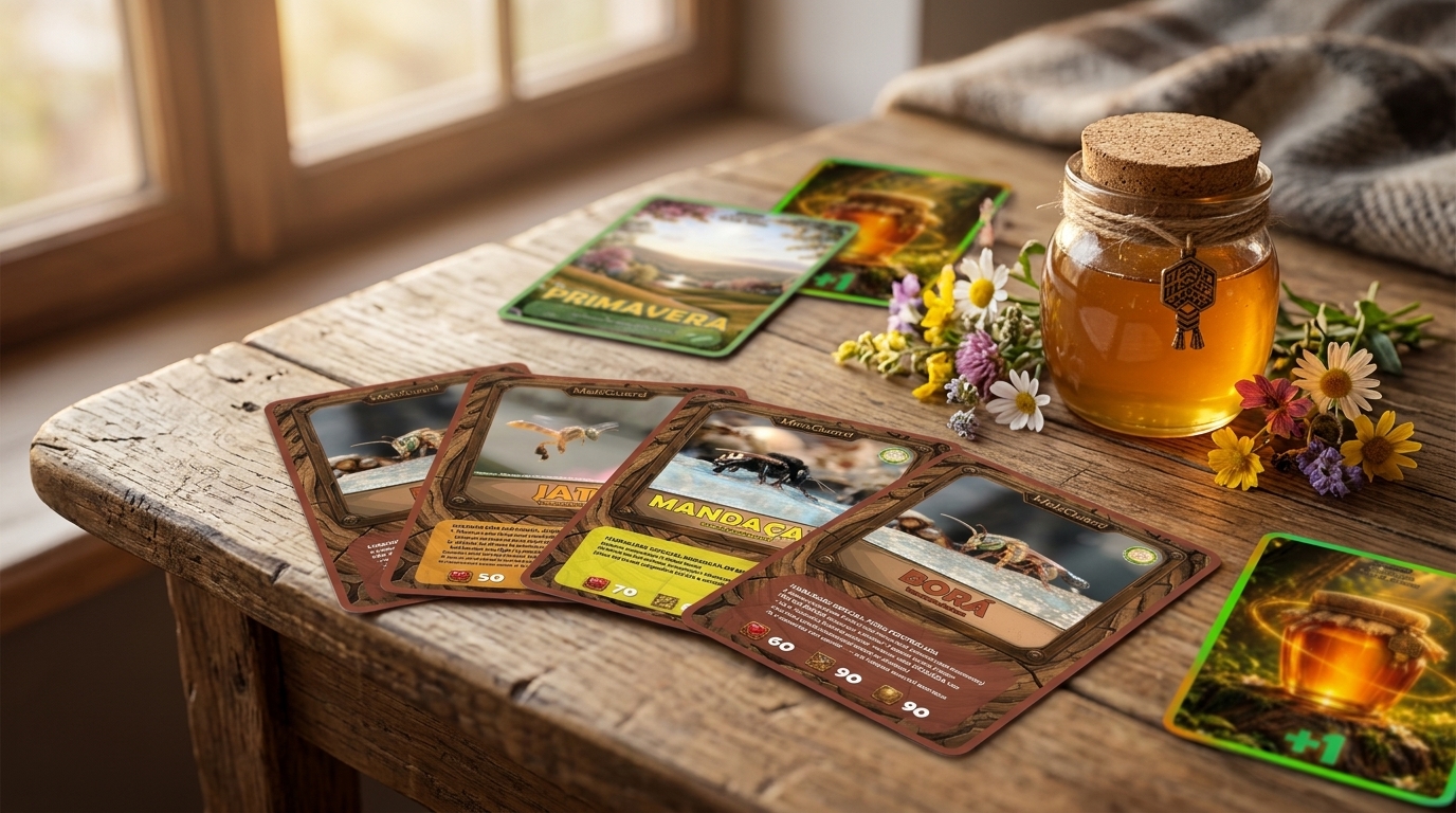 ABELHAS CARD GAME: Nós do MelsGuard está criando um jogo de cartas sobre abelhas
