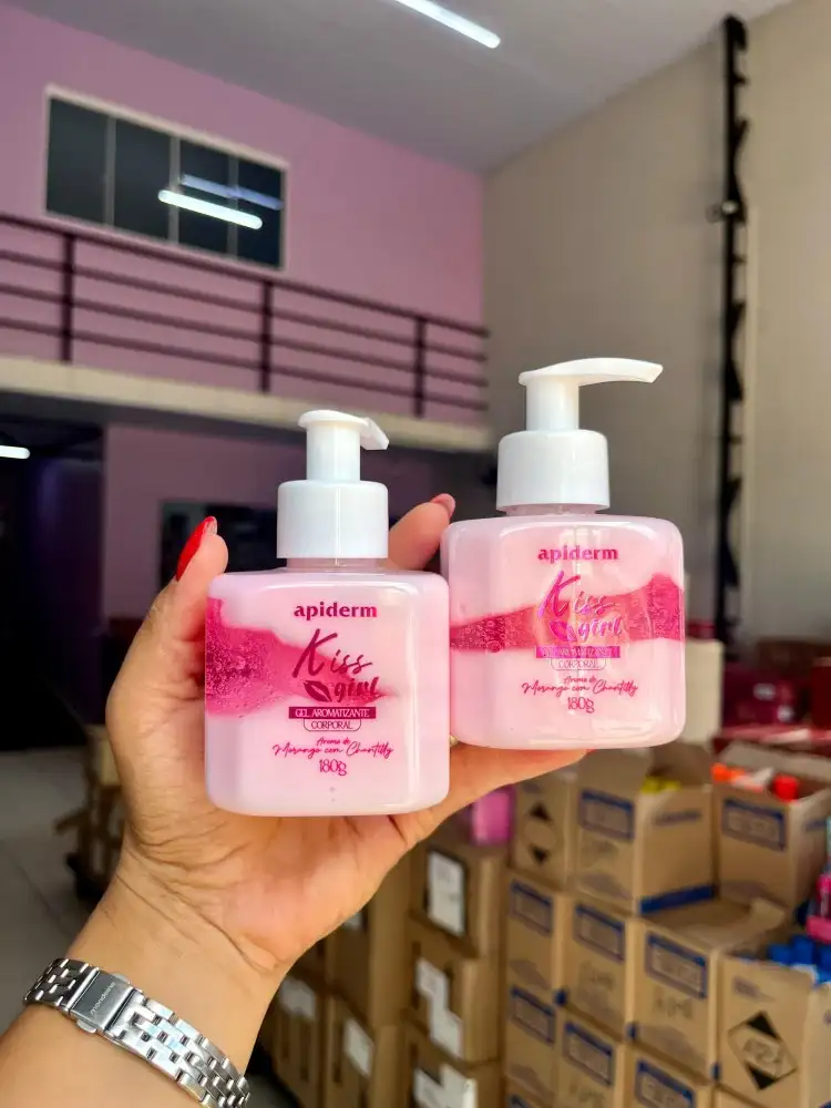 Gel Aromatizante Corporal Kiss Girl Morango