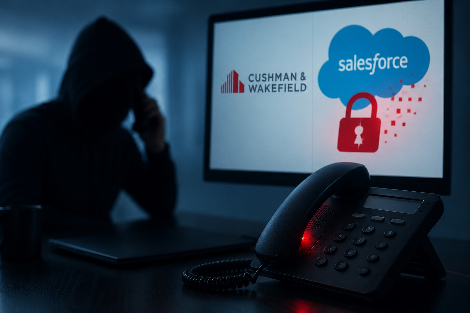 Cushman & Wakefield: vishing filtra 500.000 registros de Salesforce